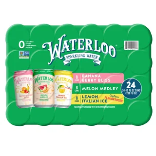 WATERLOO SPARKLING VARIETY PACK 24 CT / 12 OZ