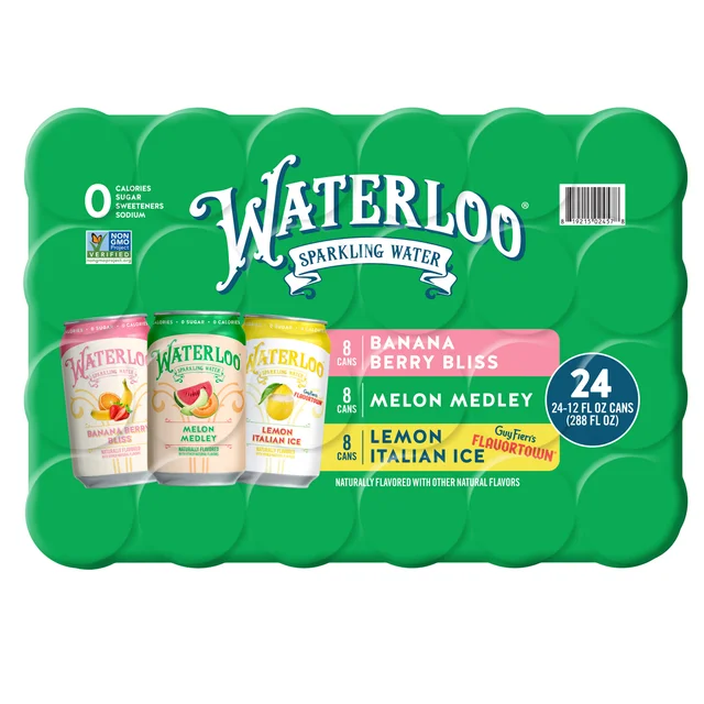 WATERLOO SPARKLING VARIETY PACK 24 CT / 12 OZ