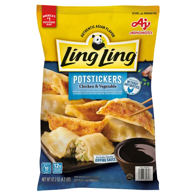Ling Ling All Natural Potstickers, Chicken & Vegetable, 4.2 lbs