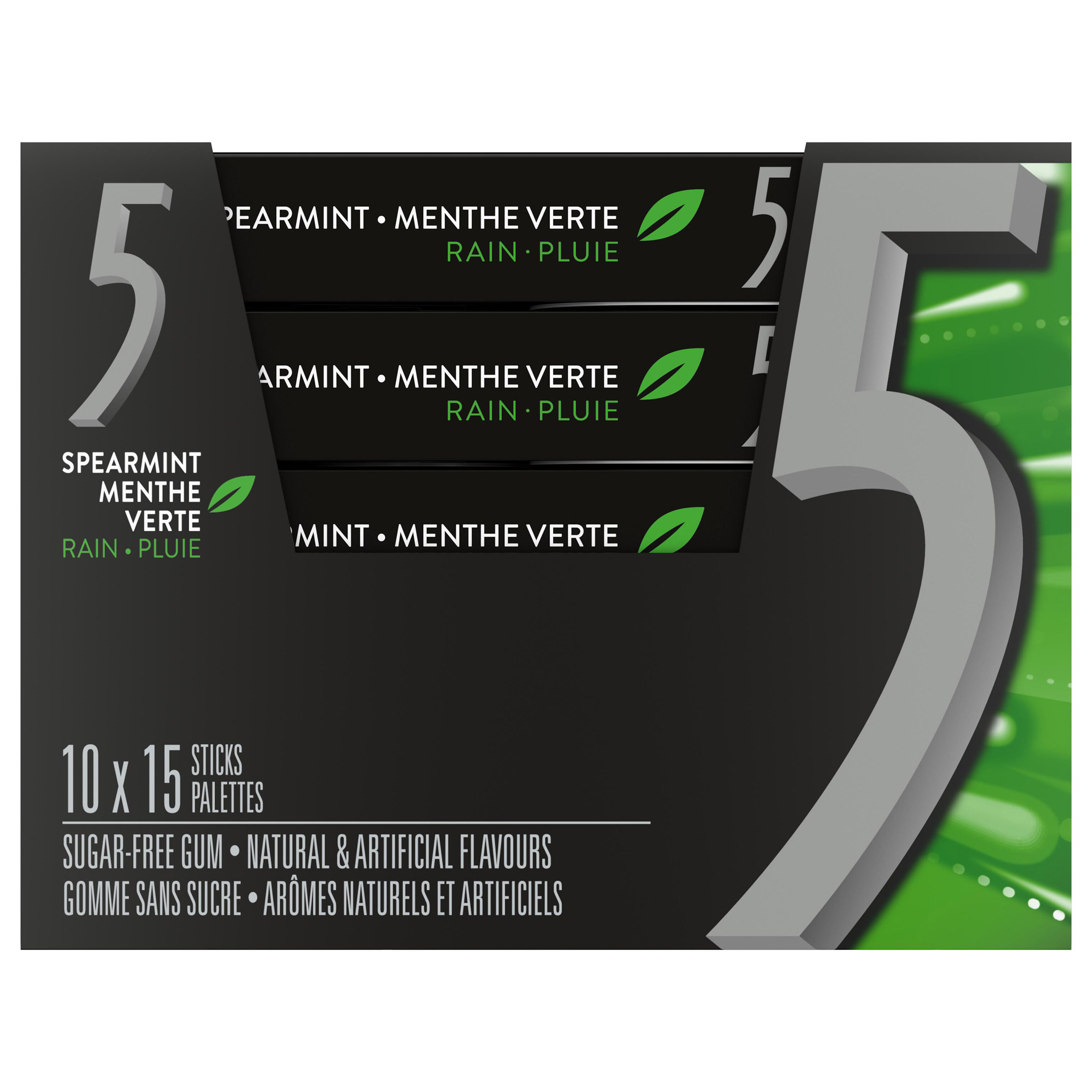 5 - Spearmint Gum, 10 × 15 pieces