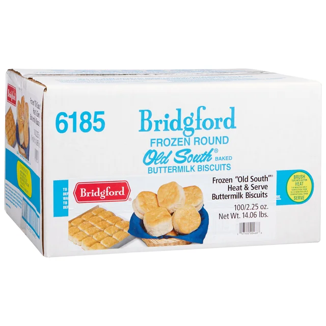 Bridgford Buttermilk Pre-Baked Biscuits, 2.25 oz, 100-count