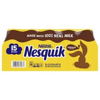 Nestle Nesquick Lowfat Chocolate Milk, 8 fl. oz, 15-count