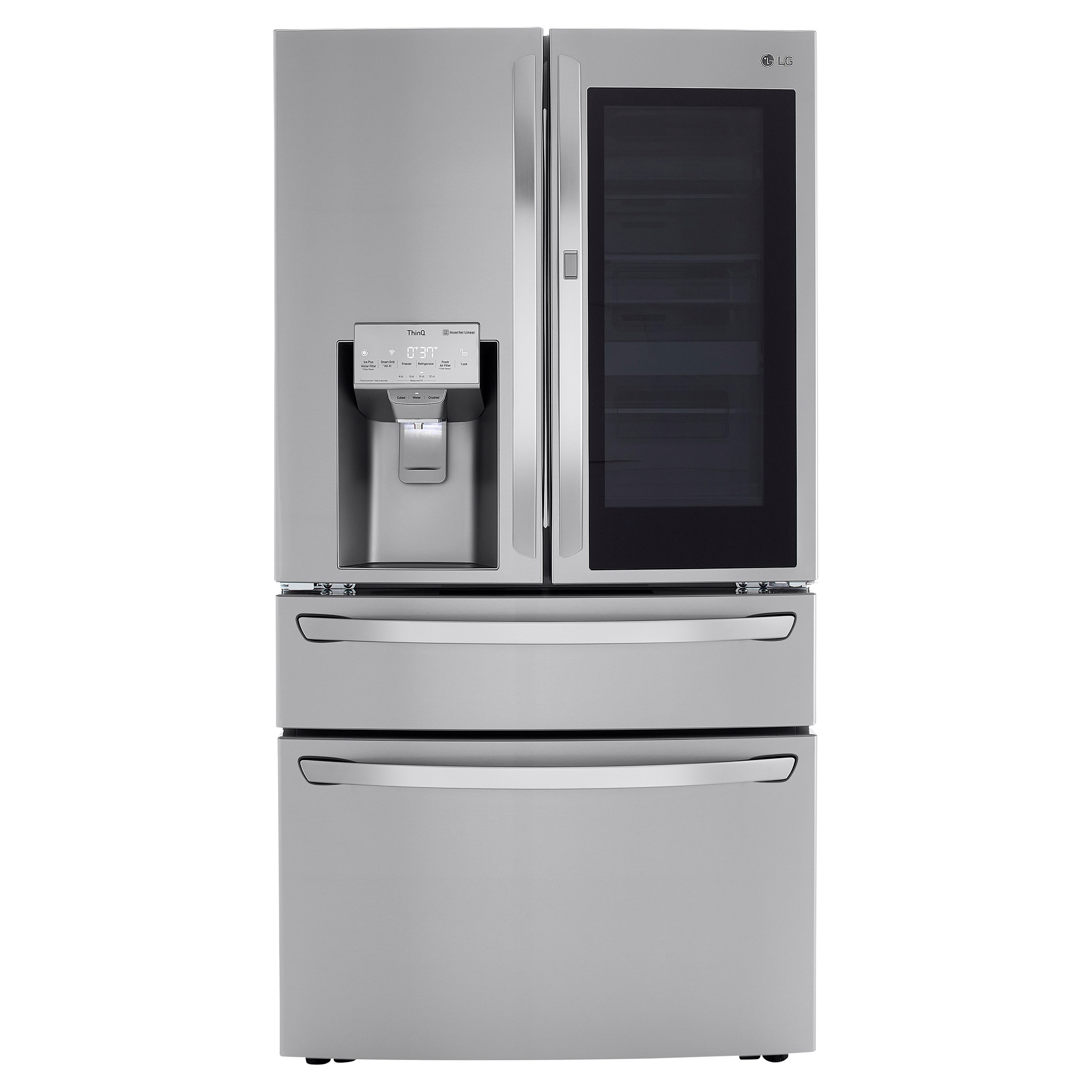 LG 22.5 cu. ft. InstaView Door-in-Door Counter-Depth Refrigerator with Craft Ice