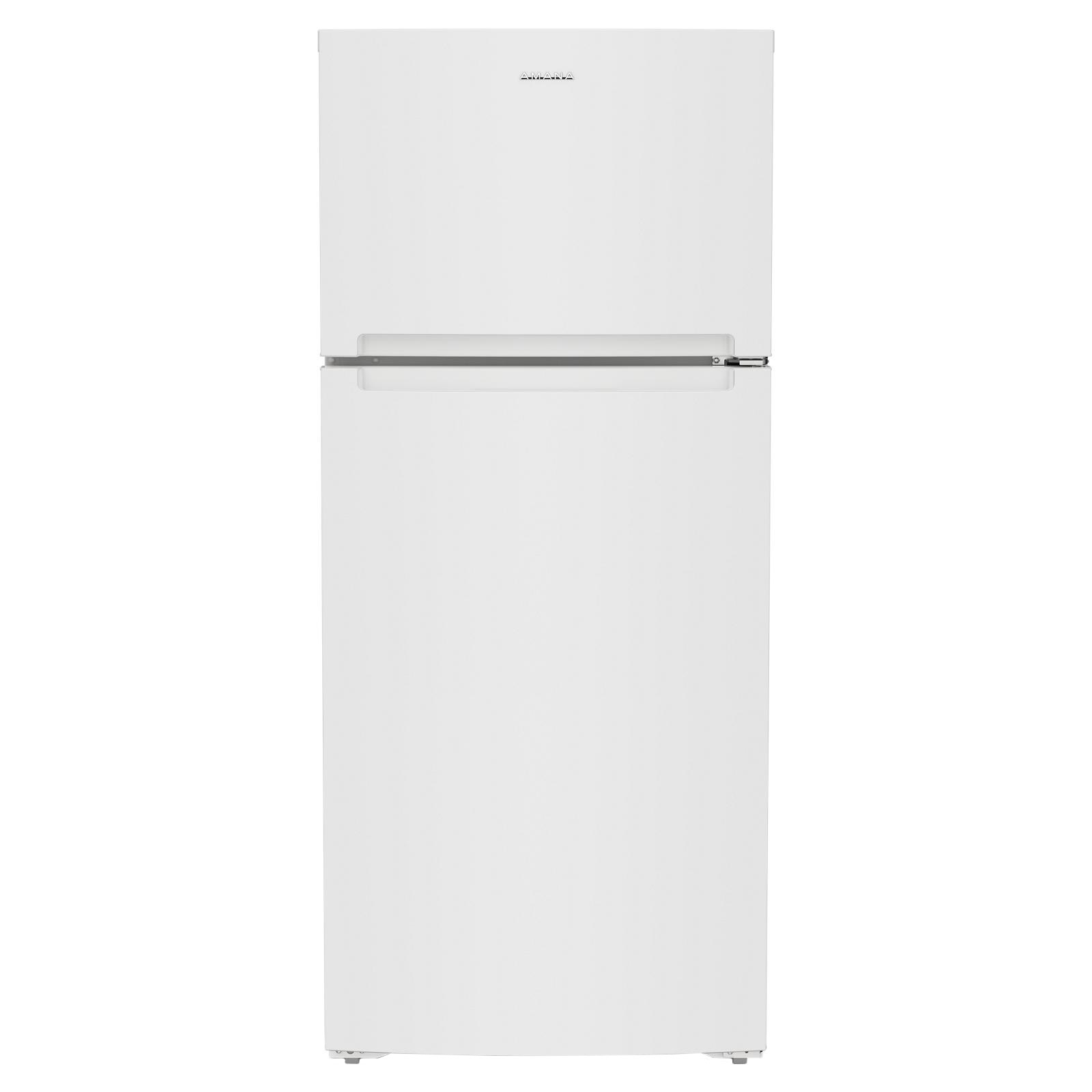 Amana 28 in 16.4 cu ft. White Top Freezer Refrigerator with LED Interior Lighting