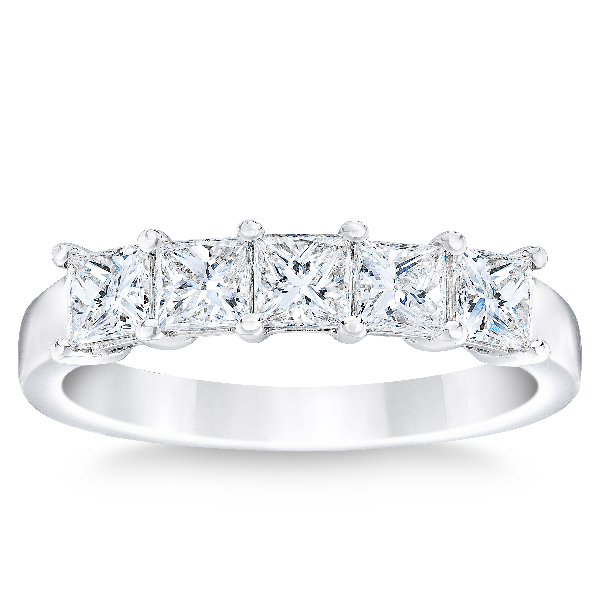 Five Stone Princess Cut Diamond Ring (1.00 ctw)