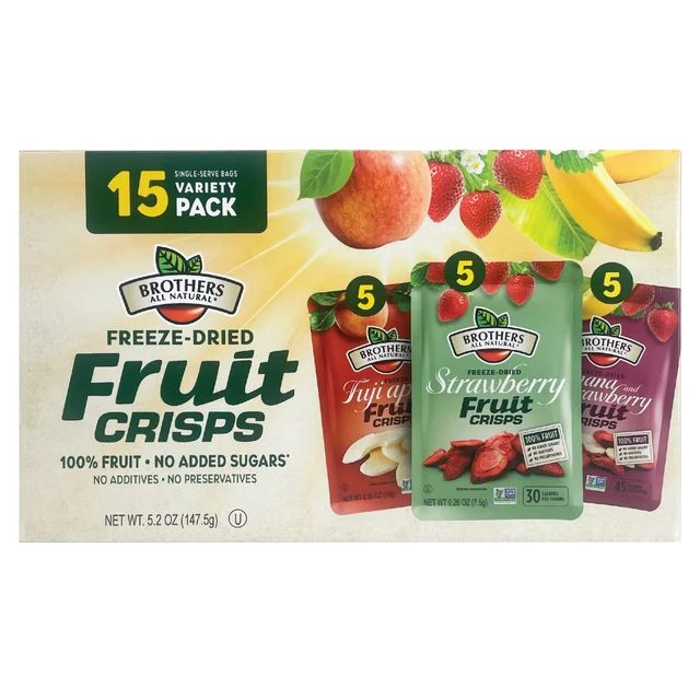 BROTHERS FREEZE DRIED FRUIT 15 CT