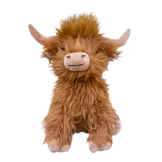 HIGHLAND COW JUMBO DOG TOY 14.5"