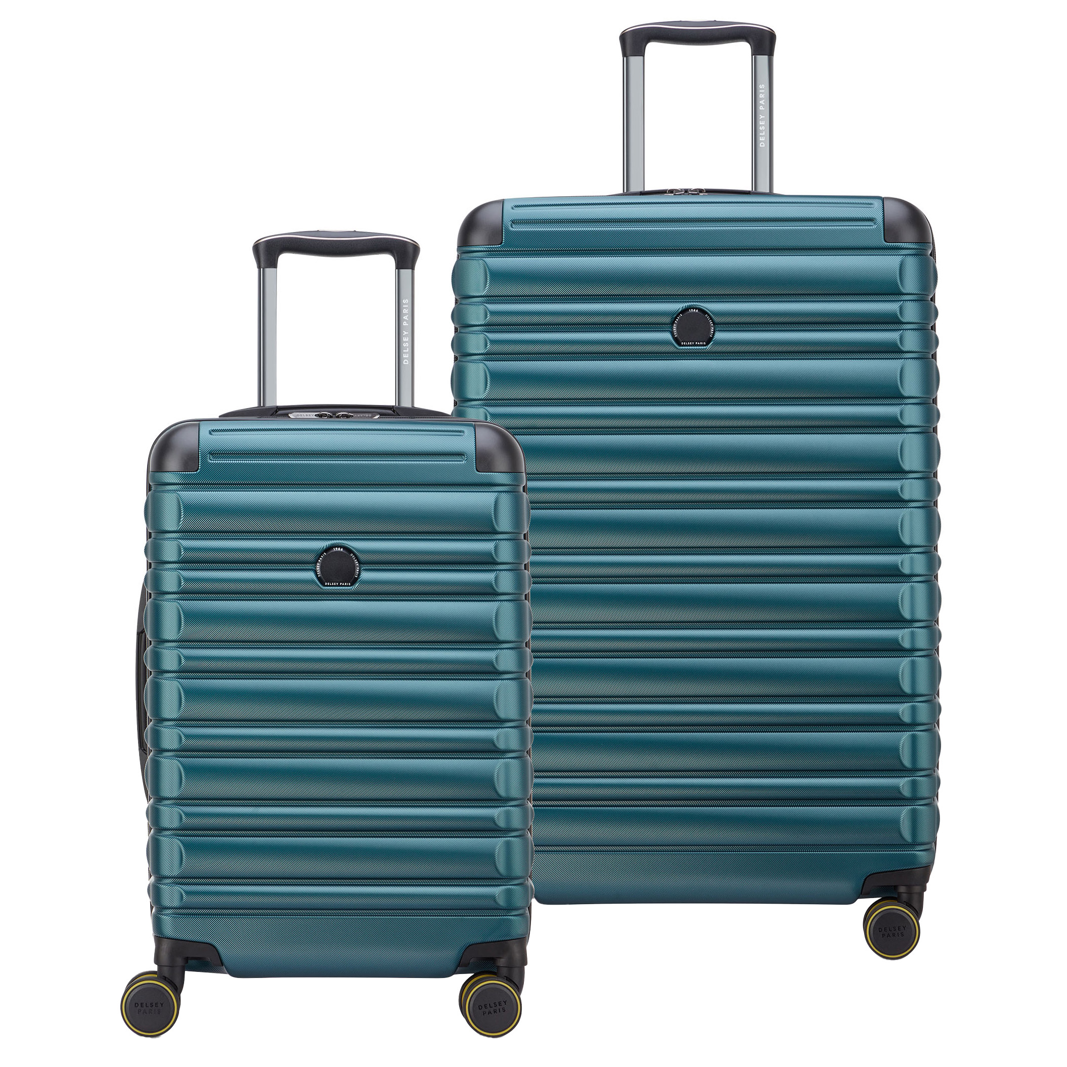 Delsey Paris Hardside Luggage Set, Black or Green, 2 piece | Costco
