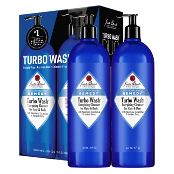 Jack Black Turbo Wash Energizing Hair & Body Cleanser, 2 Jack Black Turbo Wash Energizing Hair & Body Cleanser, 2