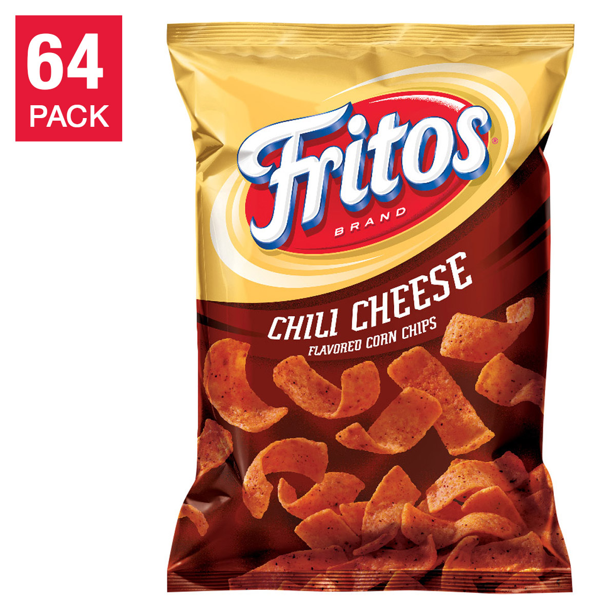 Fritos Corn Chips  Chili Cheese  2 oz  64-count