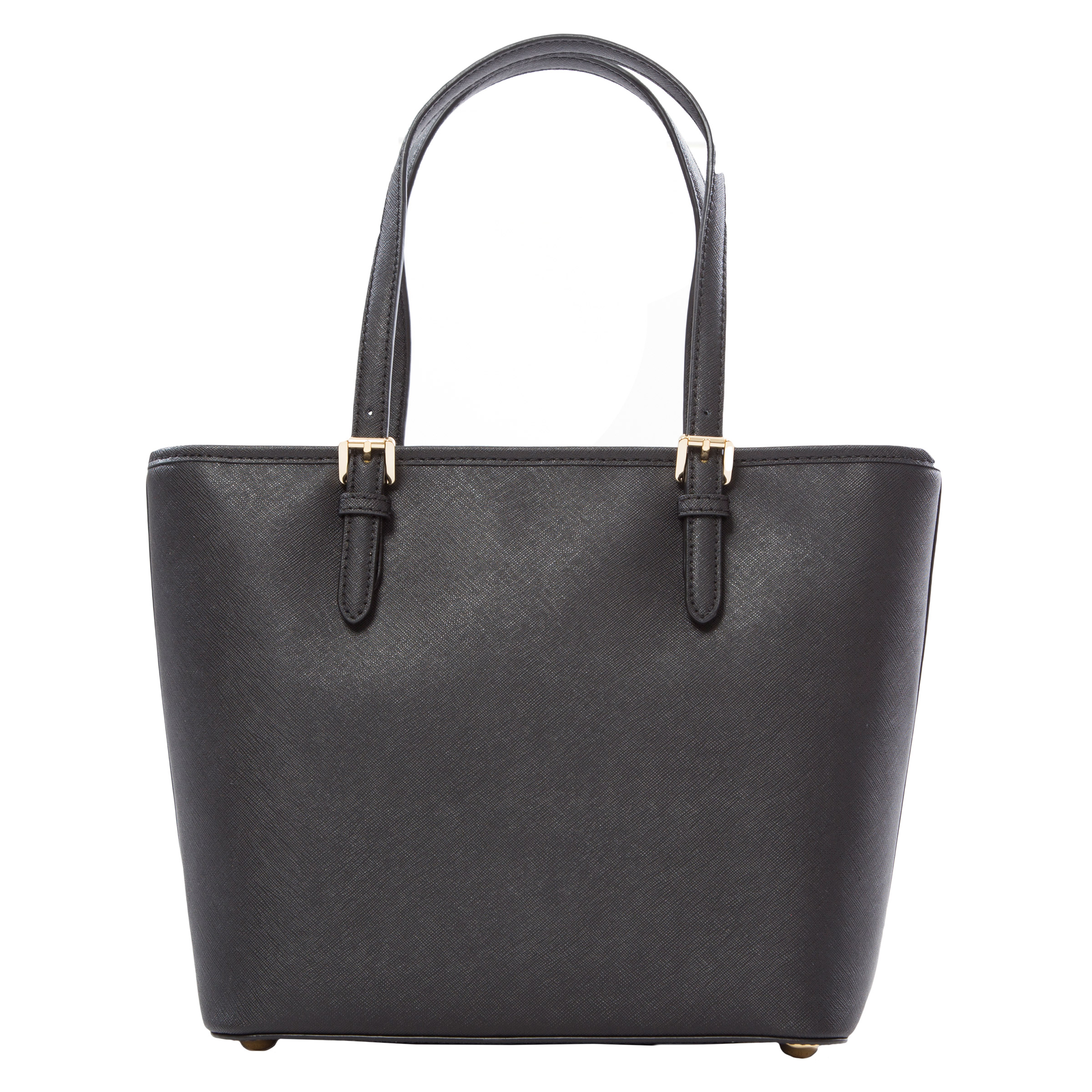 Michael Kors Jet Set Medium Snap Pocket Tote Bag, Black | Costco