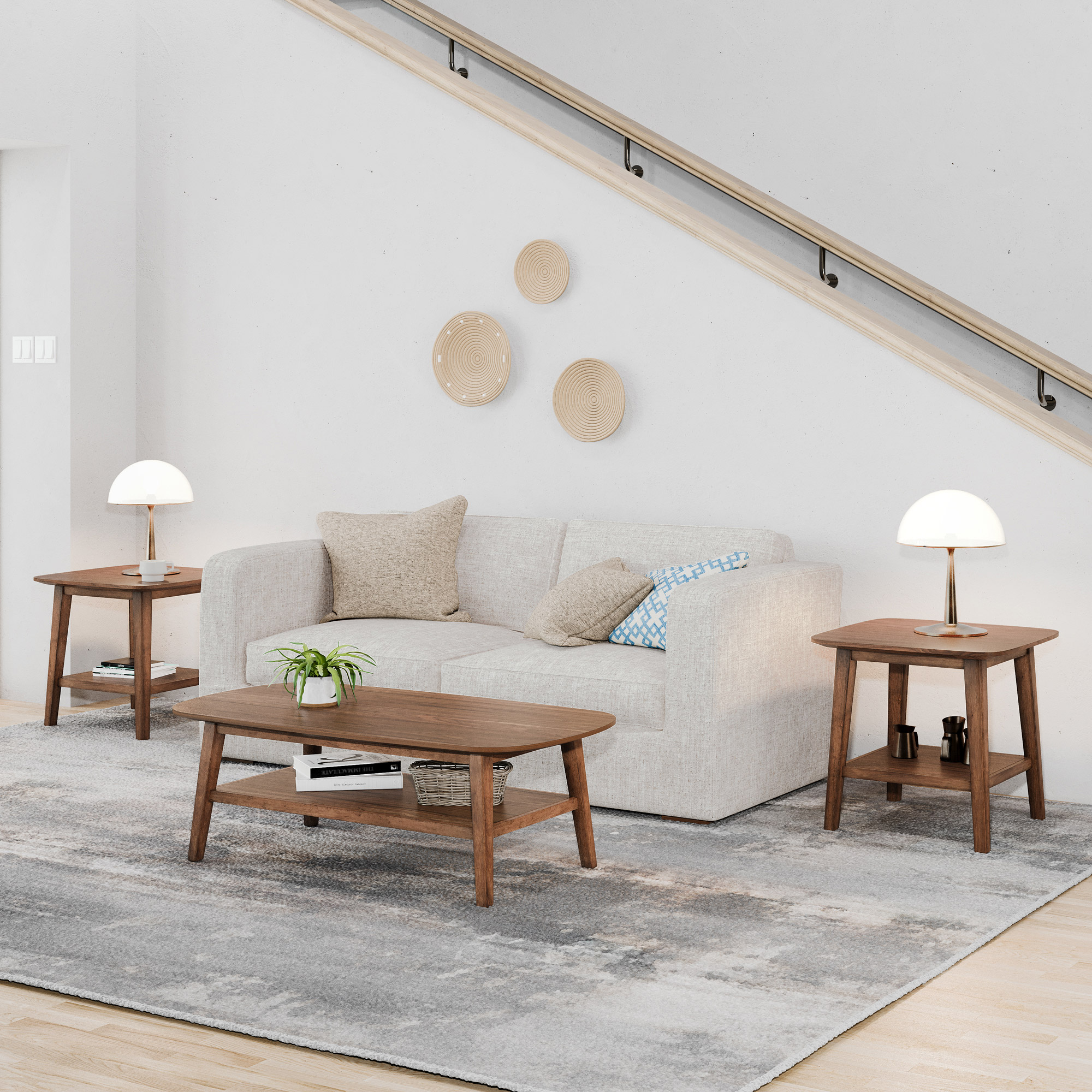 Pike & Main Point Reyes 3-piece Table Set