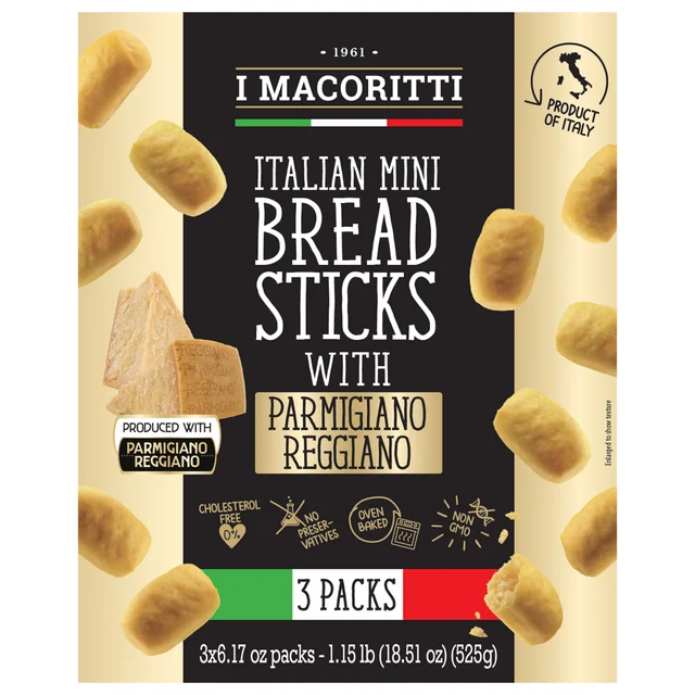 I MACORITTI ITALIAN MINI BREAD STICKS 3PK 18.51 OUNCES