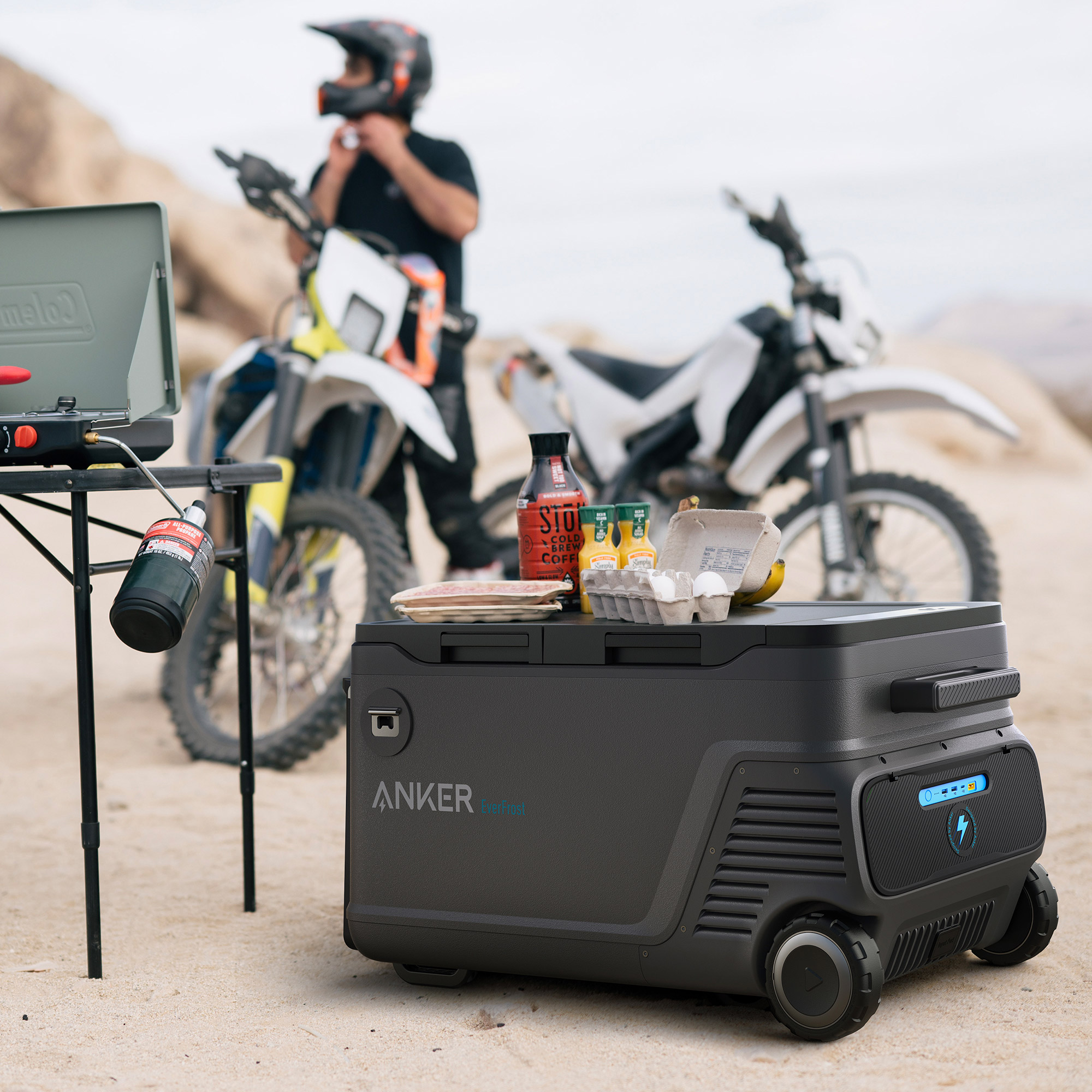 Anker Solix EverFrost 2, 58L Electric Cooler, with extra removable