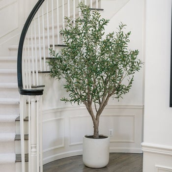 Faux 8' Olive Tree