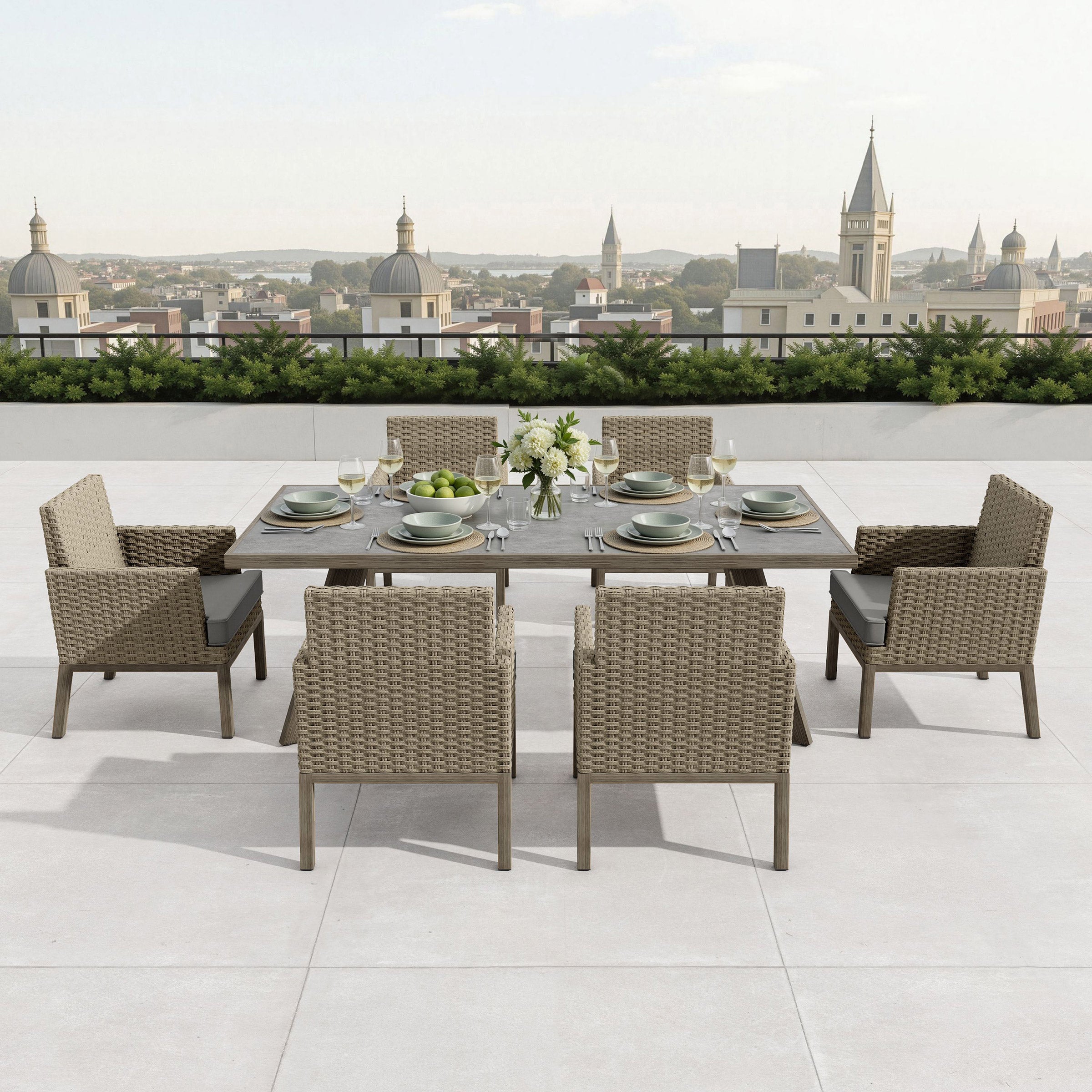 Niko Heritage 7-piece Patio Dining Set | Costco