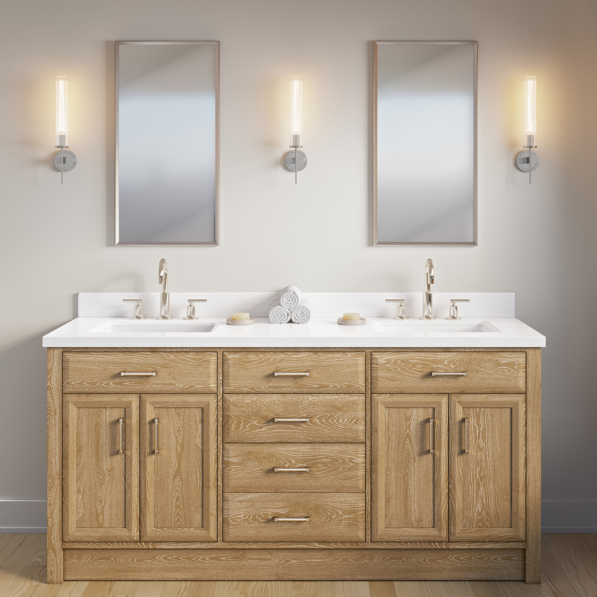 Studio Bathe Calais II 72 in. Double Vanity