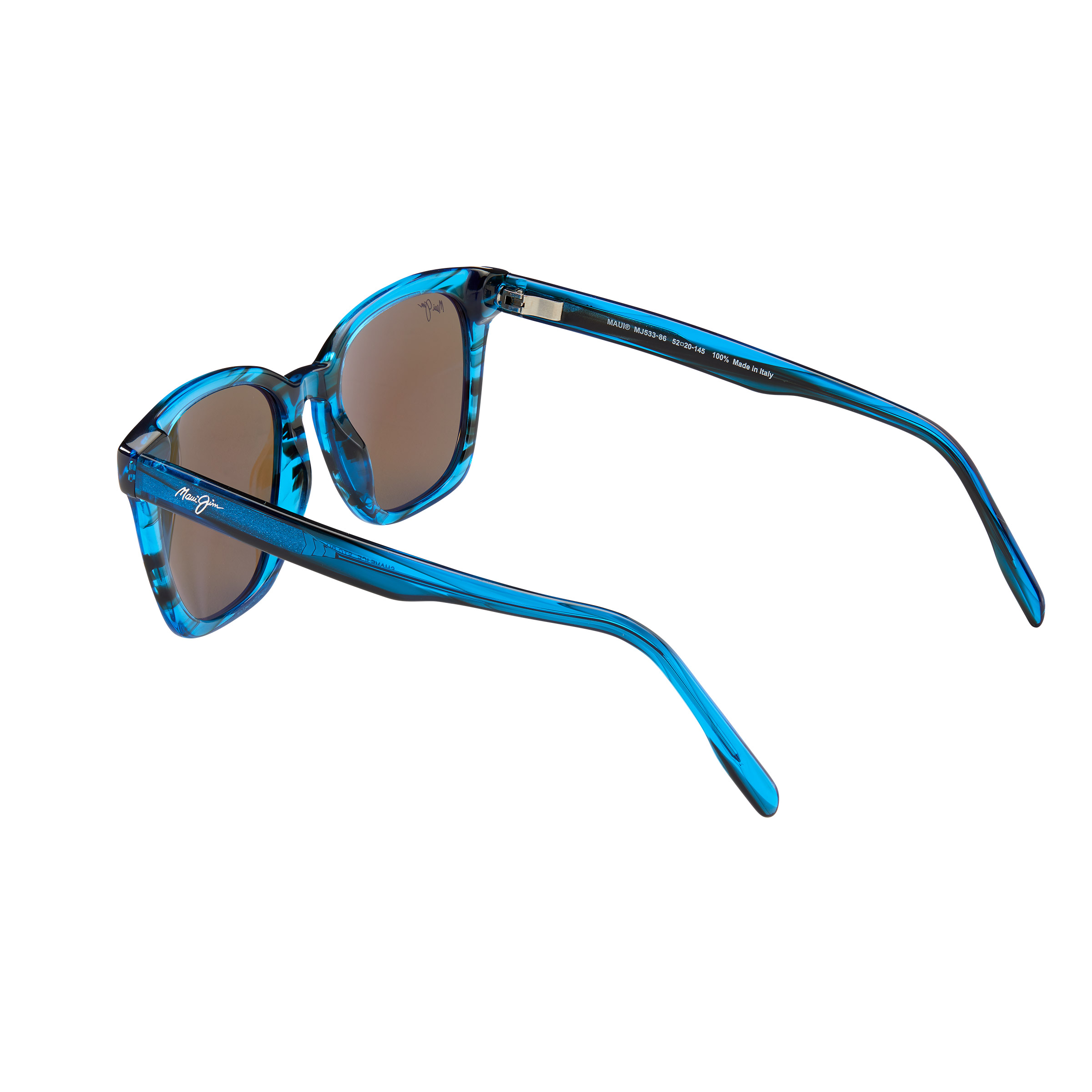 Maui Jim Shave Ice B533-86 Electric Blue Blue Hawaii Polarized