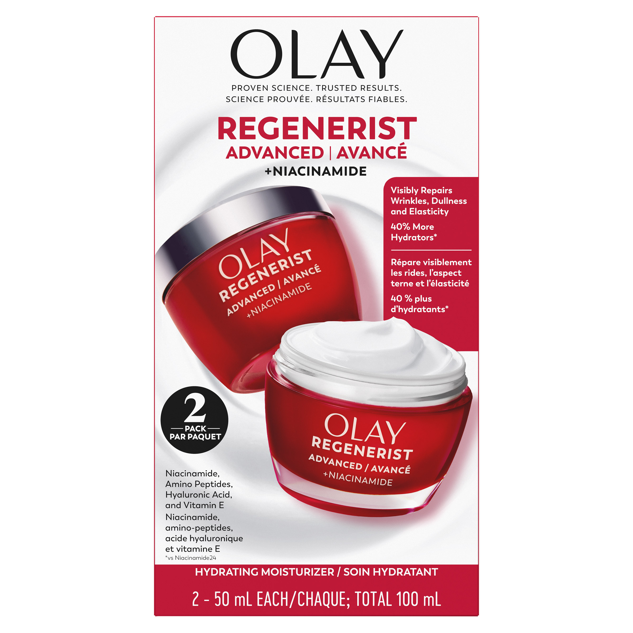 Olay Regenerist Advanced + Niacinamide, 2 x 50 mL