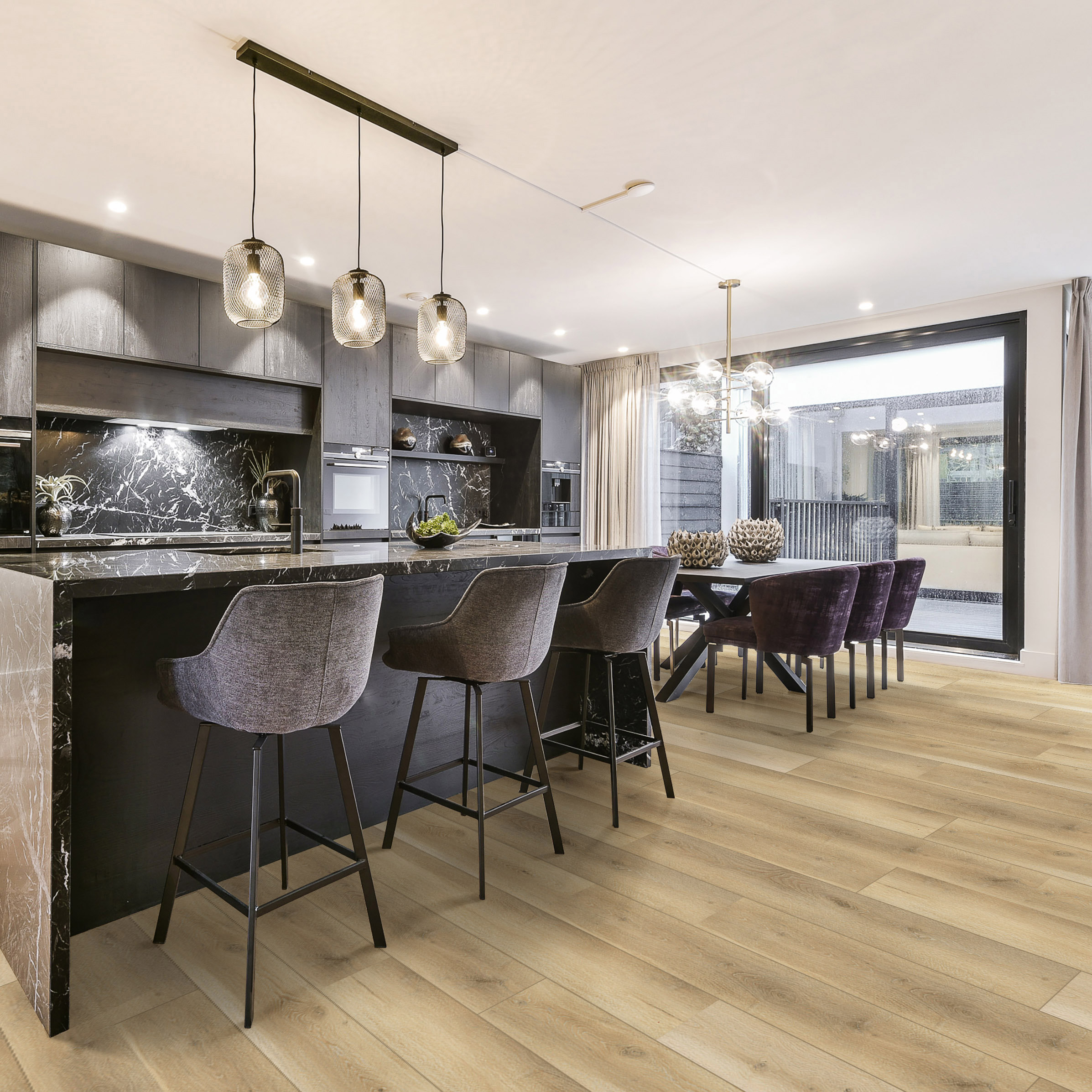 Golden Select Biscotti Rigid Core SPC 6mm Vinyl Flooring 7.2 in. x