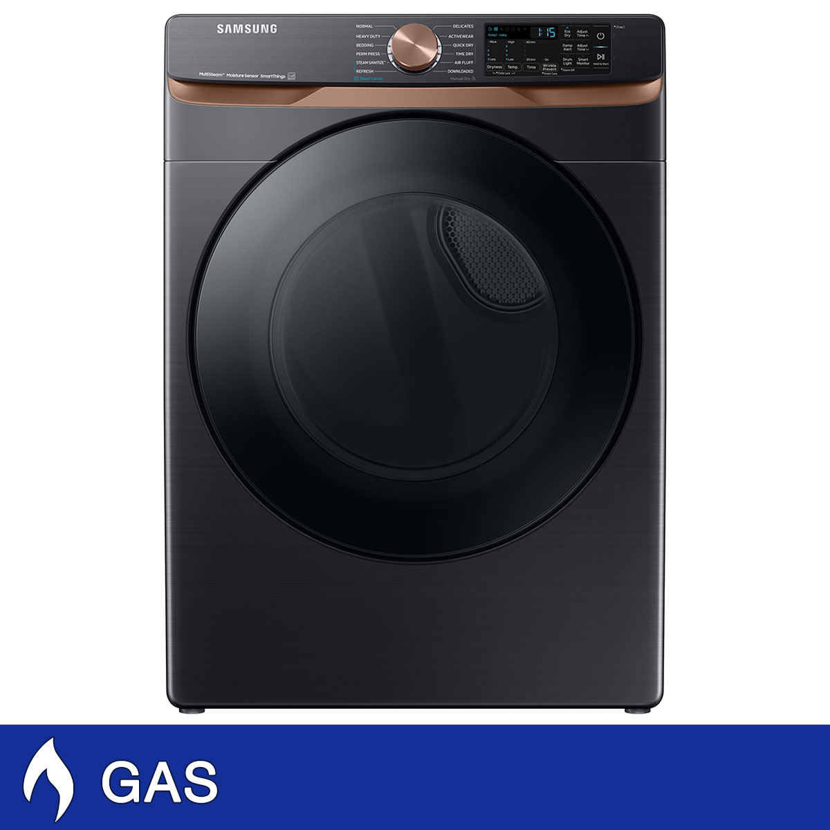 Samsung 7.5 cu. ft. Large Capacity Front Load Gas Dryer with Sensor Dry and Steam