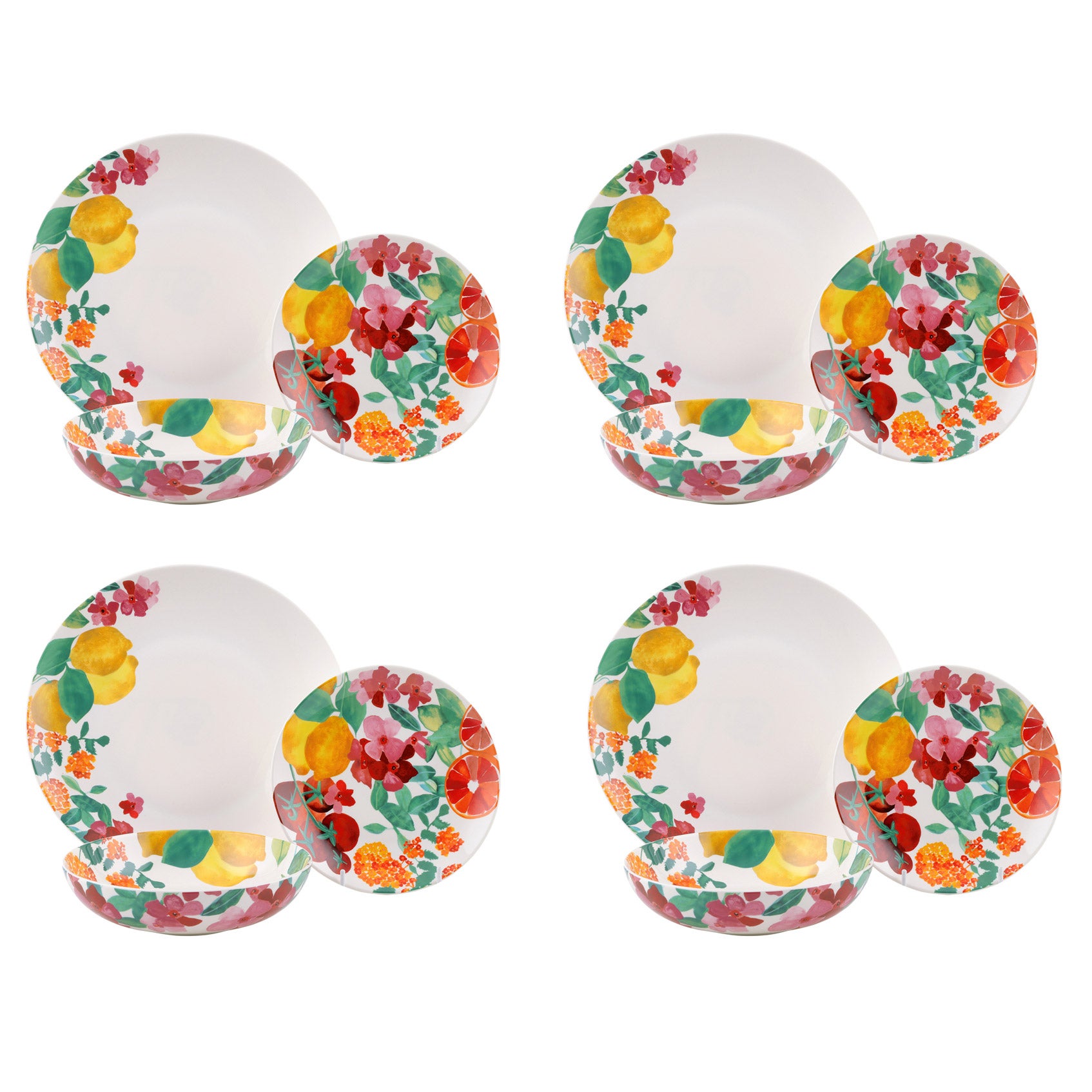 Maxwell & Williams Capri Porcelain Dinnerware Set, 12-pieces | Costco
