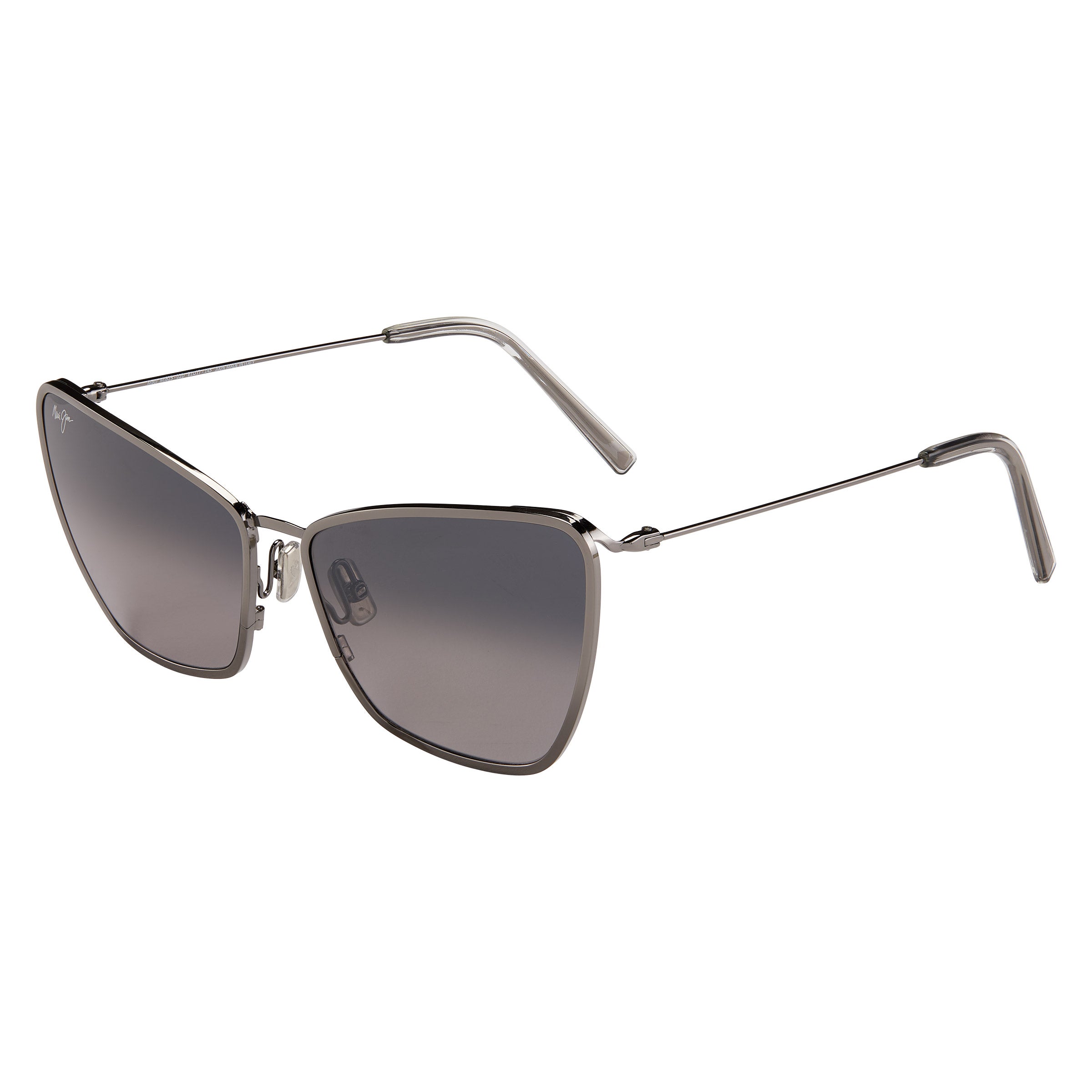ホウズキ Maui Jim Puakenikeni GS823-02D Shiny Gunmetal Neutral Grey