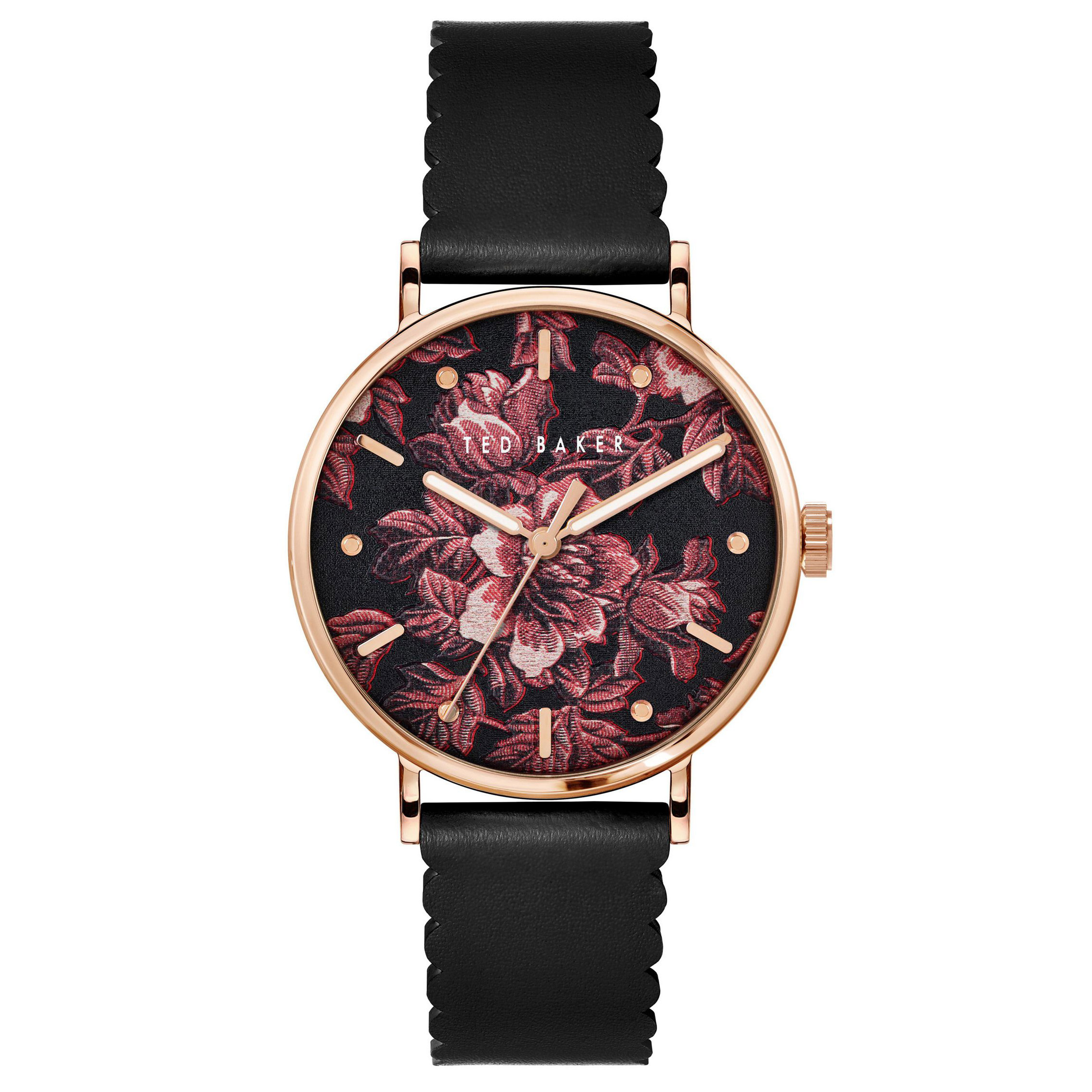 Ted Baker Phylipa Bloom Black Floral Dial Ladies Watch