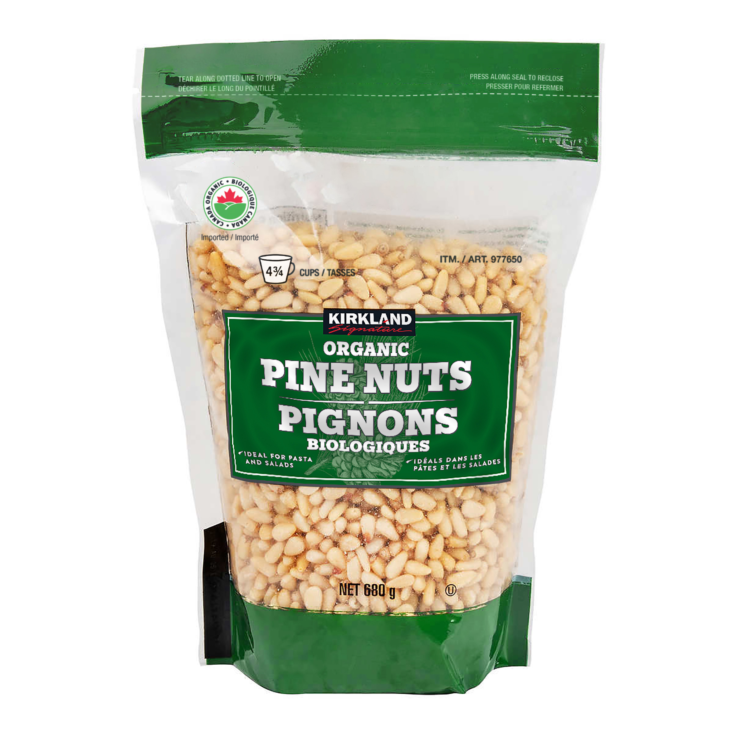 Kirkland Signature Organic Pine Nuts, 680 g