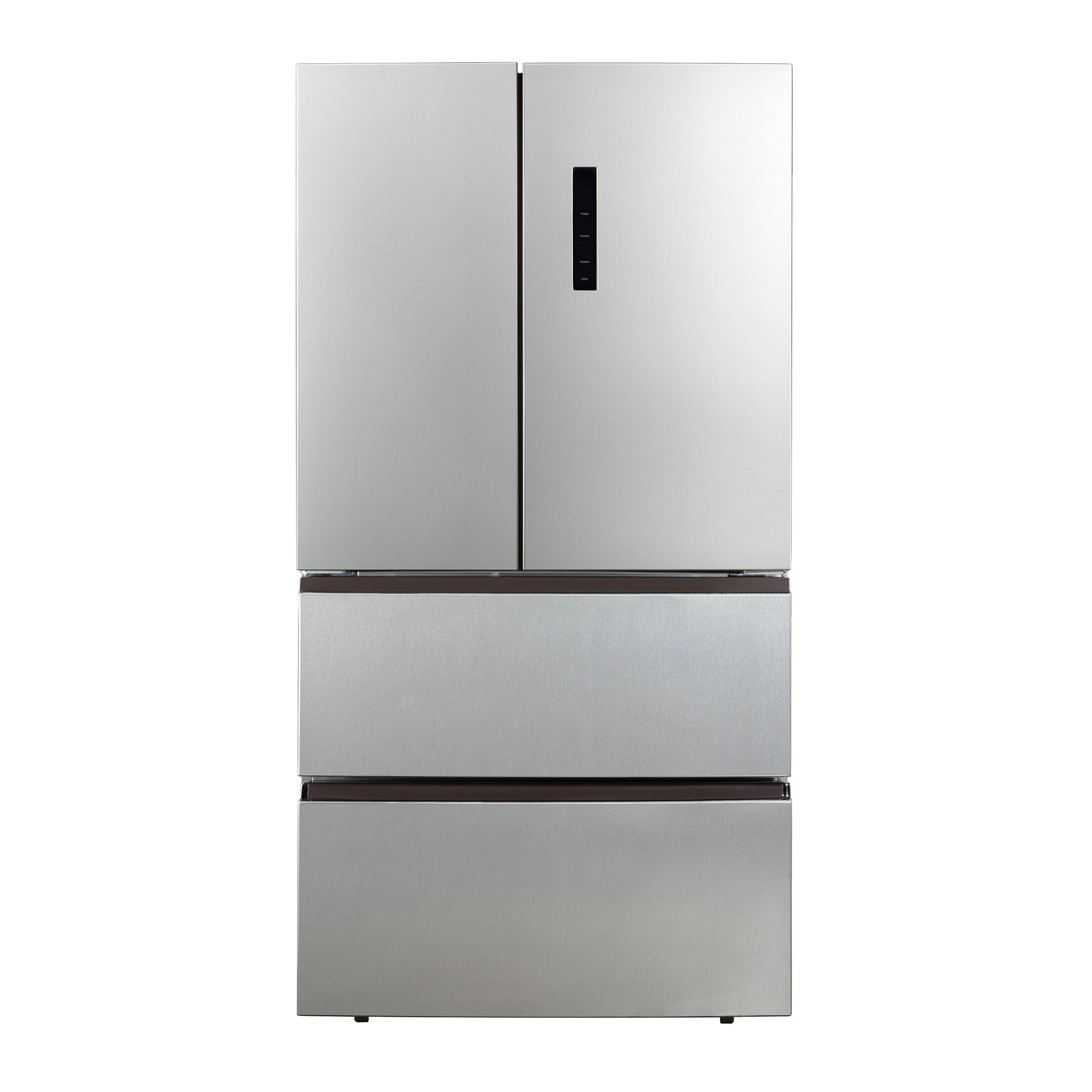 Hamilton Beach 33 in. 17.9 cu. ft. Stainless Steel Look Counter Depth French Door Refrigerator