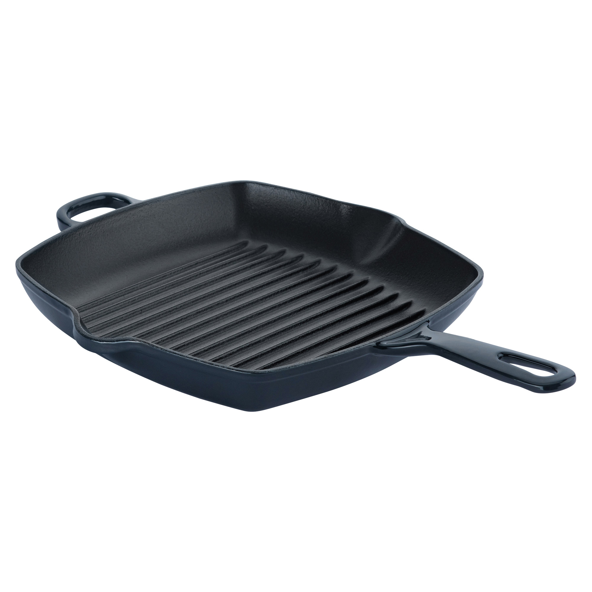 Chuck Hughes Square Cast Iron Grill Pan, 26 cm (10.25 in.)