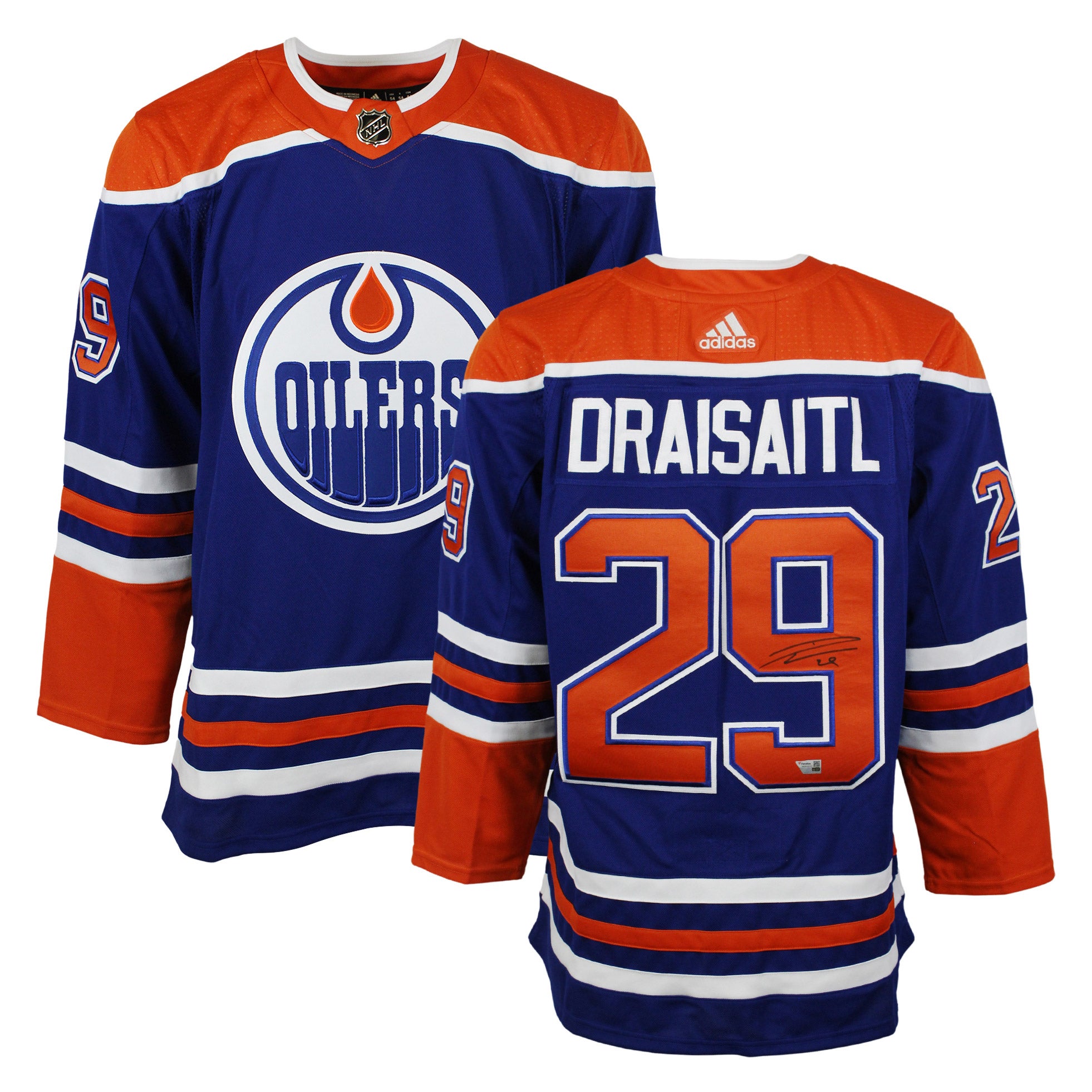 Frameworth Leon Draisaitl Signed Edmonton Oilers Alternate Blue