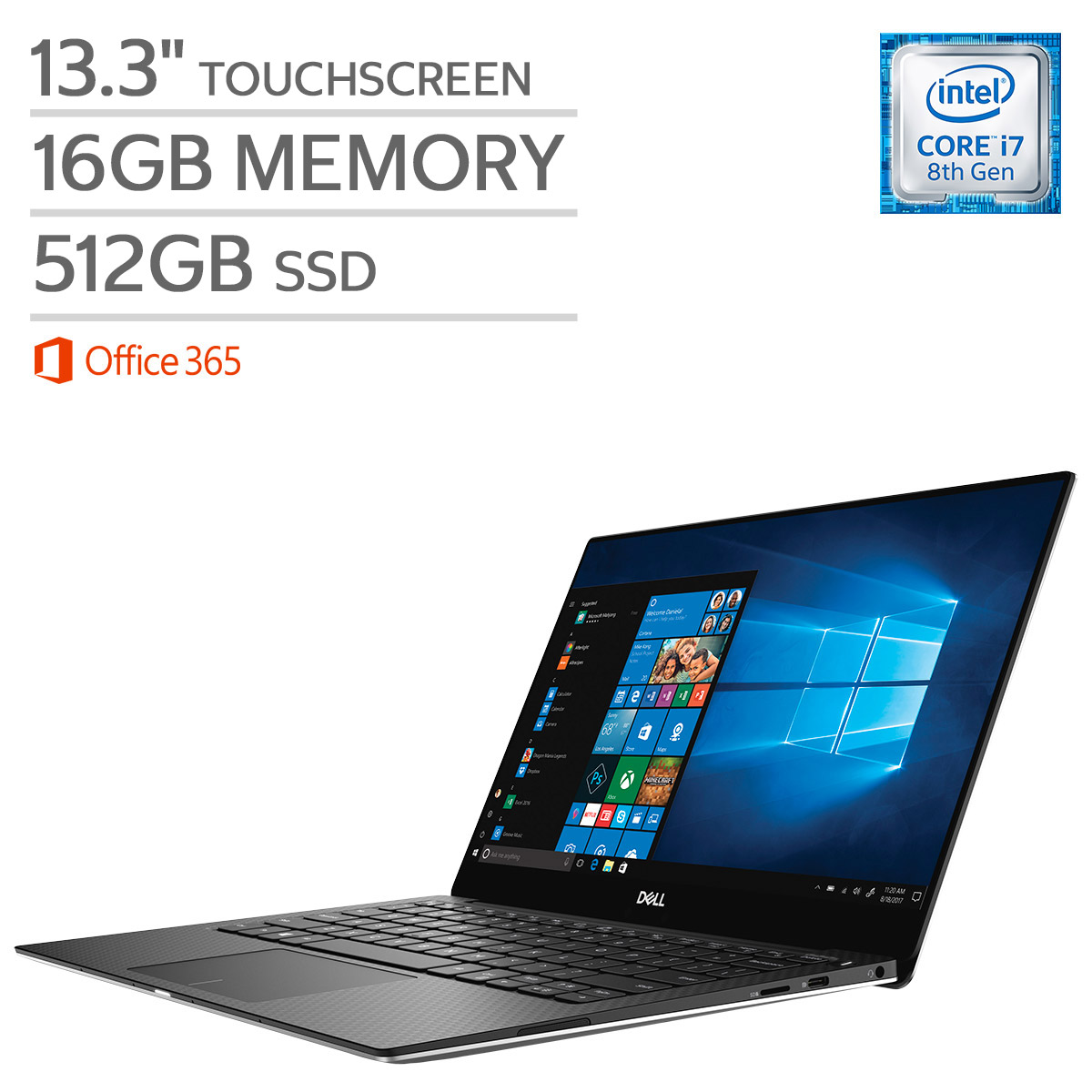Dell XPS 13 Touchscreen Laptop - Intel Core i7 - 4K Ultra HD | Costco