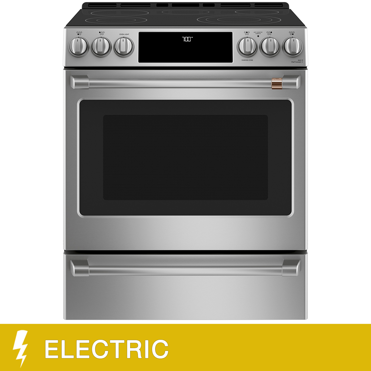 Café 30 in. 5.7 cu. ft. Slide-in Convection Range with Wi-Fi