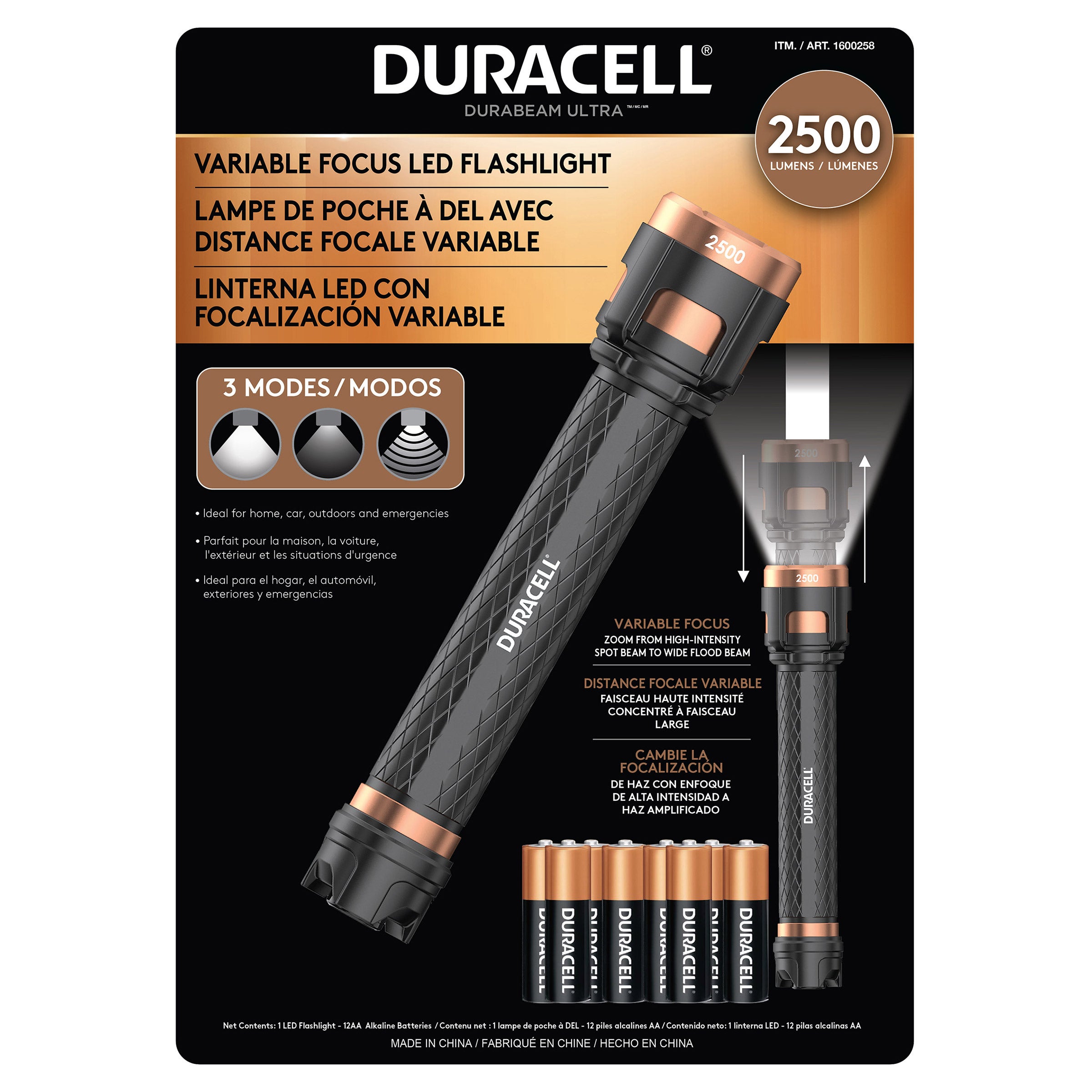 Duracell 2500L Flashlight | Costco