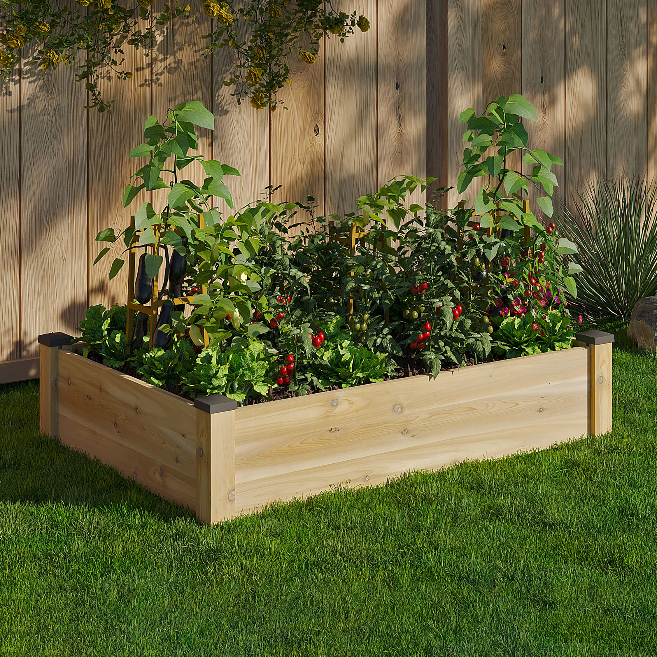 CedarCraft Raised Garden Bed 33 x 49 x 11”