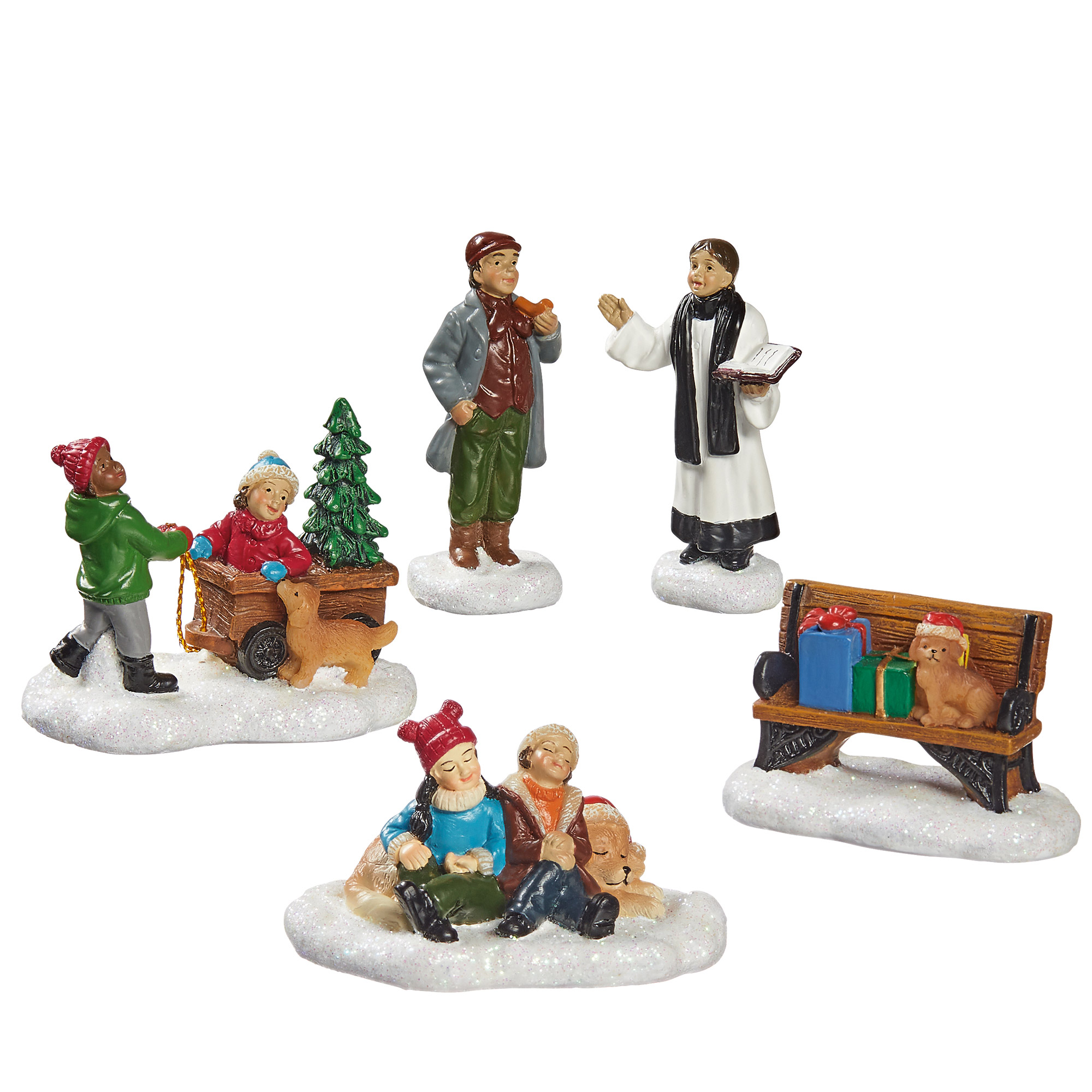 30-piece Christmas Village Set with Lights and Music | Costco