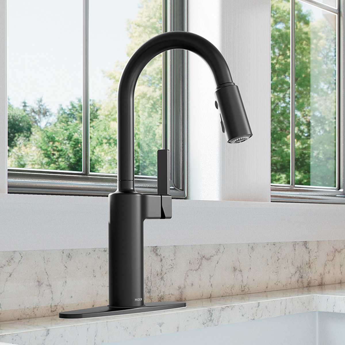 Moen Nilain Single Handle Pull-Down Kitchen Faucet