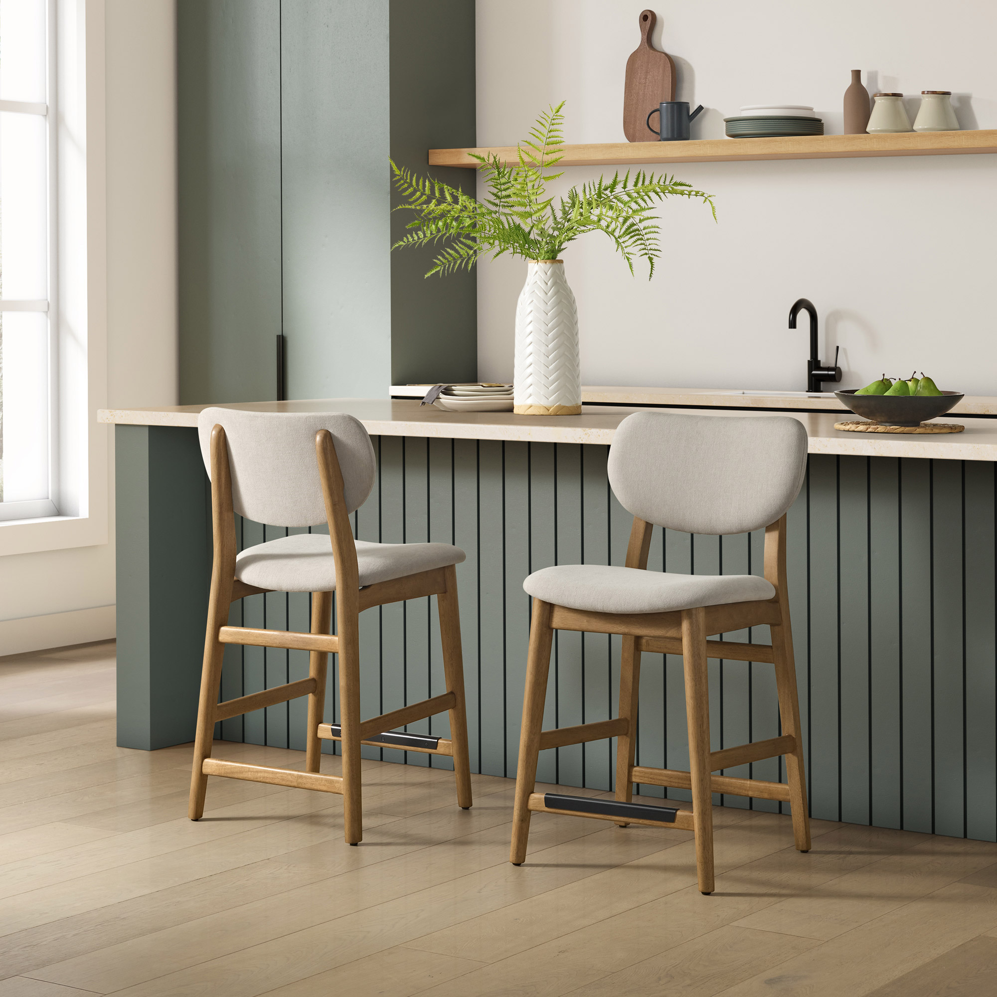 Pike & Main Arcata Counter Height Stool, 2-pack | Costco