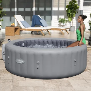SaluSpa Santa Monica Energy-Efficient AirJet Inflatable 5-7 Person Spa