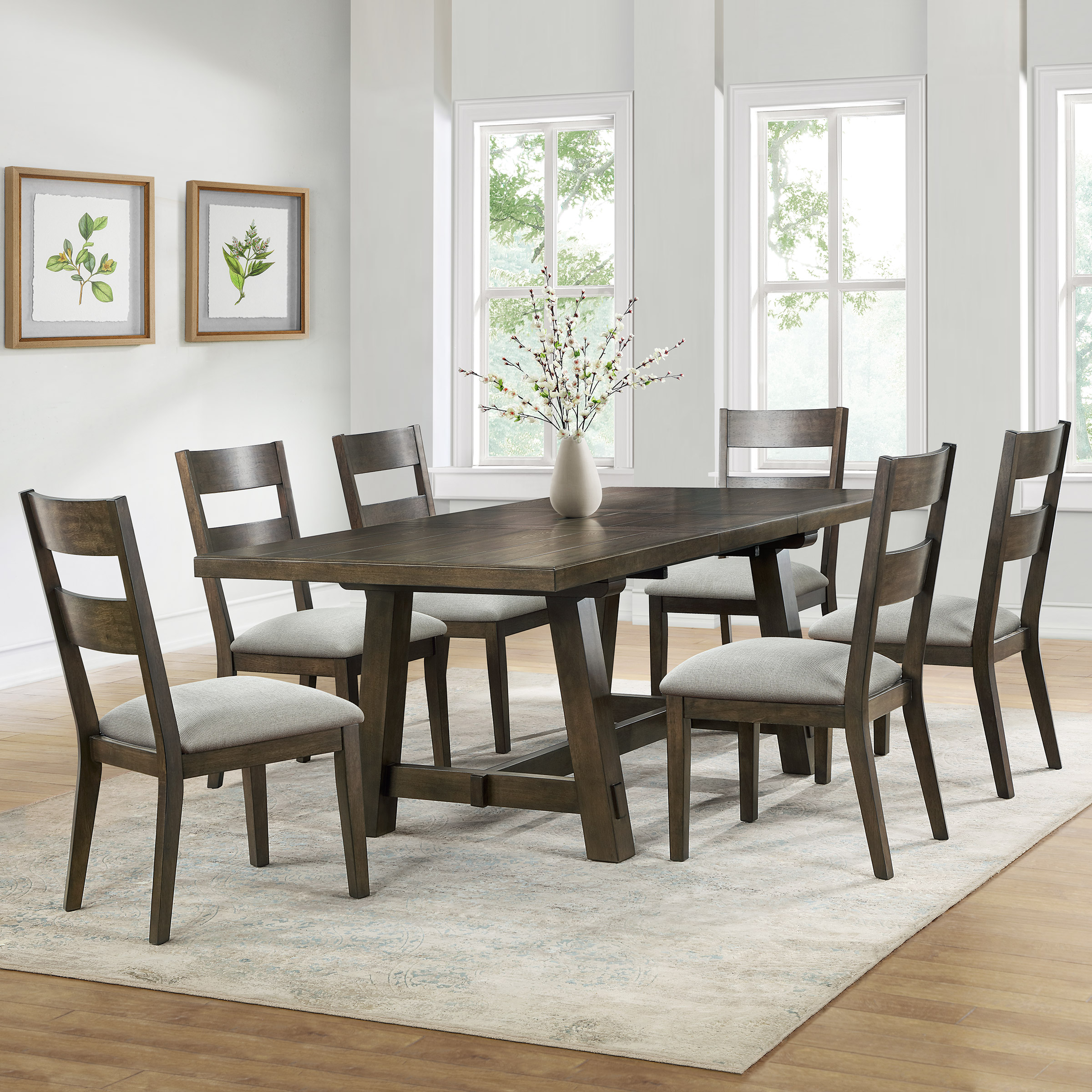 Bayside Furnishings Brinley 7-piece Dining Set