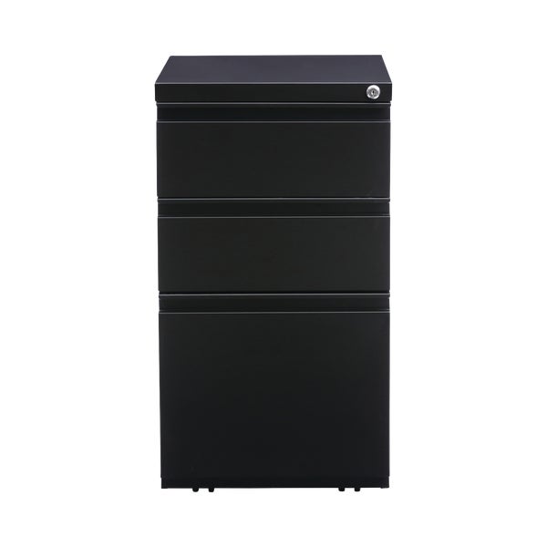 Alera Mobile 3-Drawer Pedestal File Cabinet, 14.96 Alera Mobile 3-Drawer Pedestal File Cabinet, 14.96
