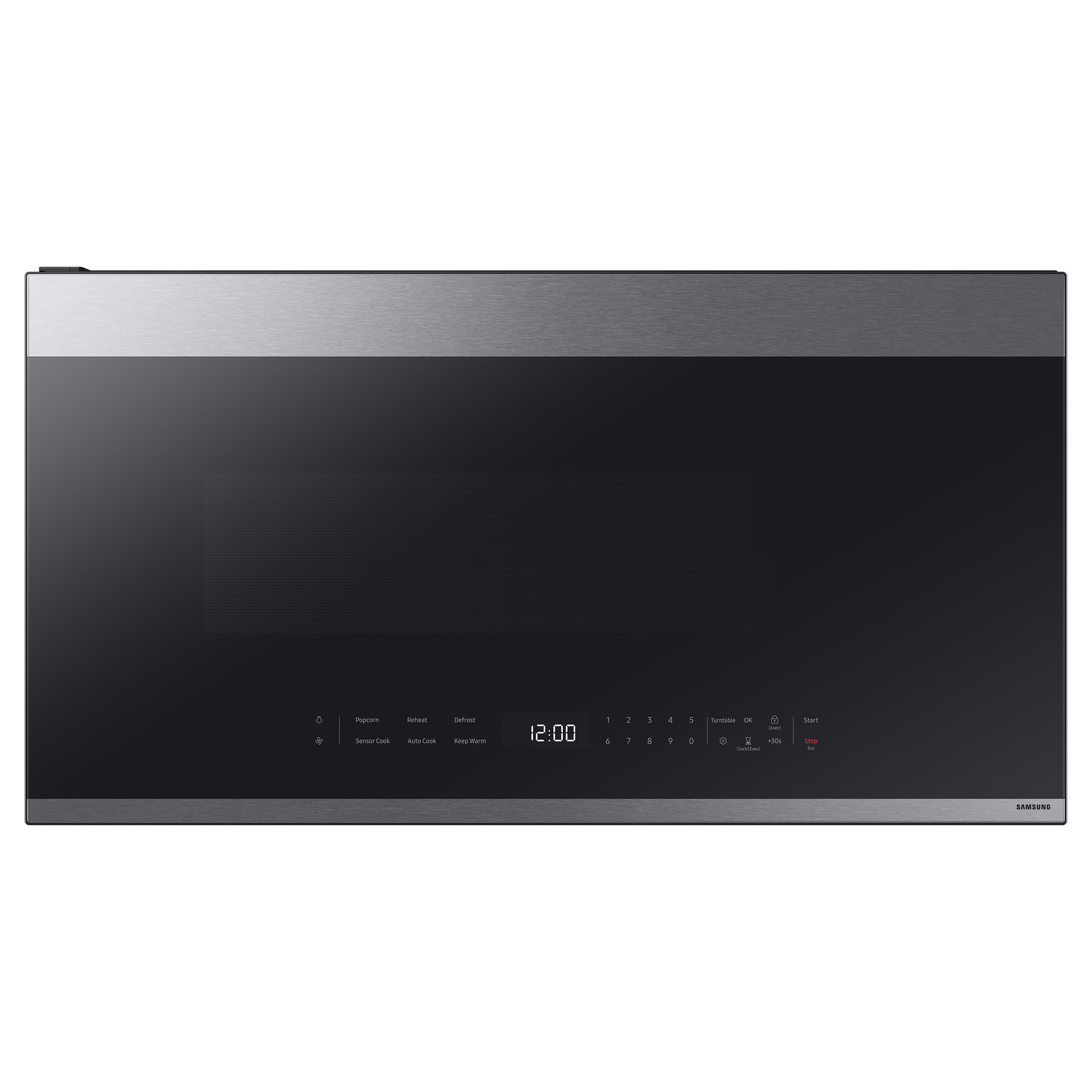 Samsung BESPOKE 2.1 cu ft. Stainless Steel Over-the-Range Microwave, 400 CFM