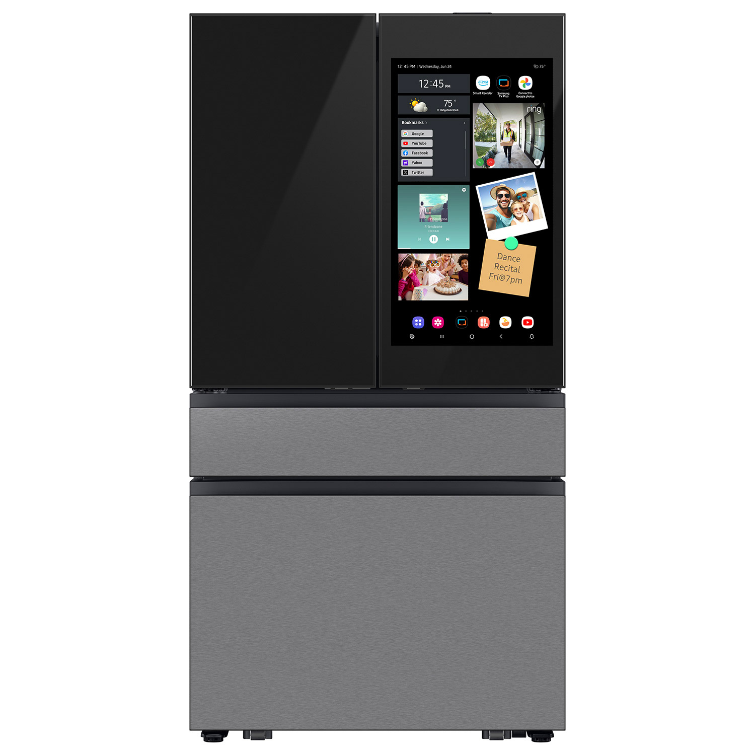 Samsung Bespoke 29 cu. ft. 4-Door French Door Refrigerator with