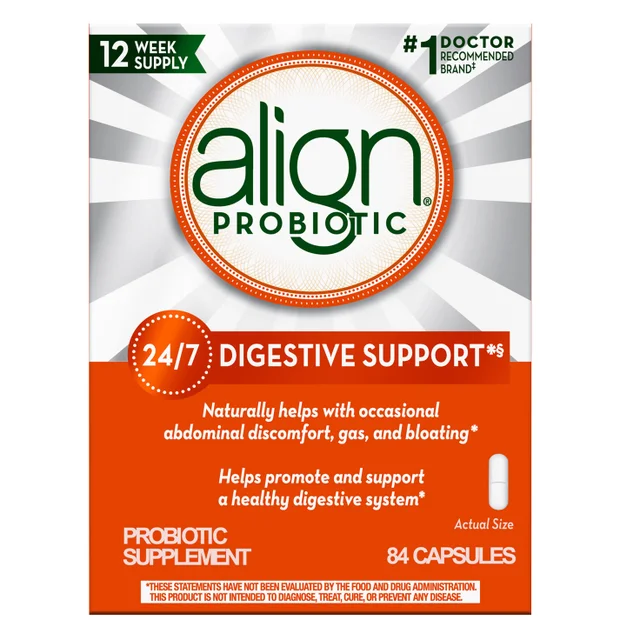 Align Probiotic 24/7 Digestive Support Supplement, 84 Capsules