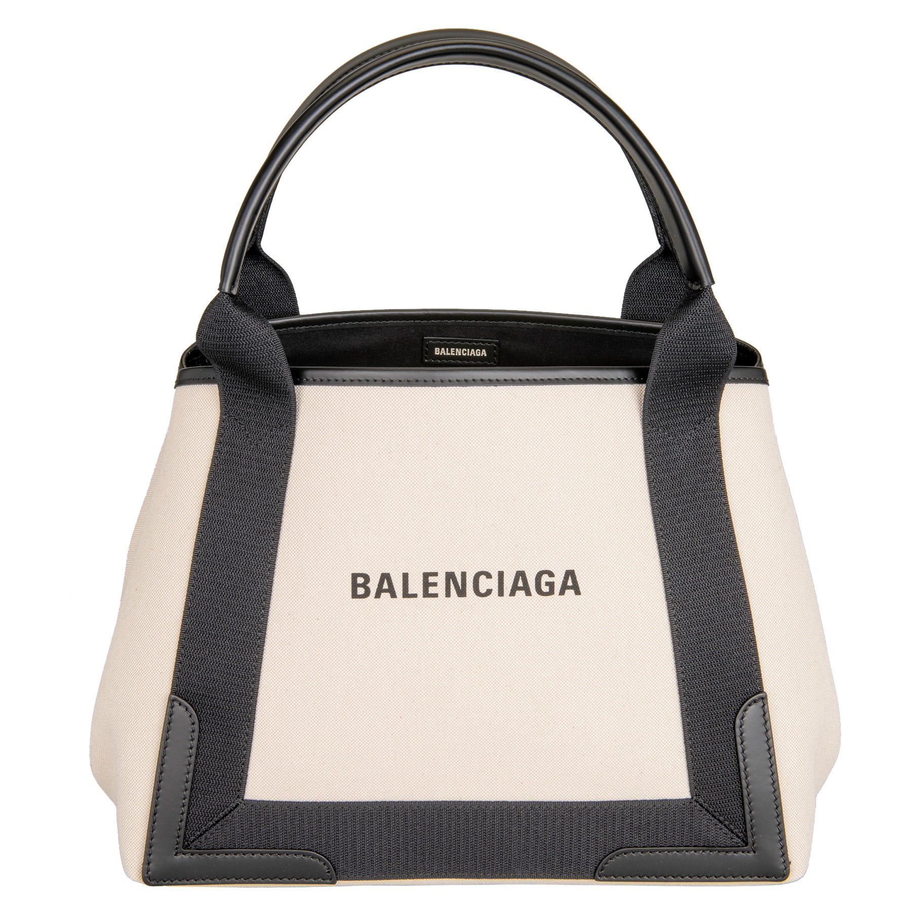 BALENCIAGA CABAS S 美品 Balenciaga Small Cabas, Beige/Black | Costco