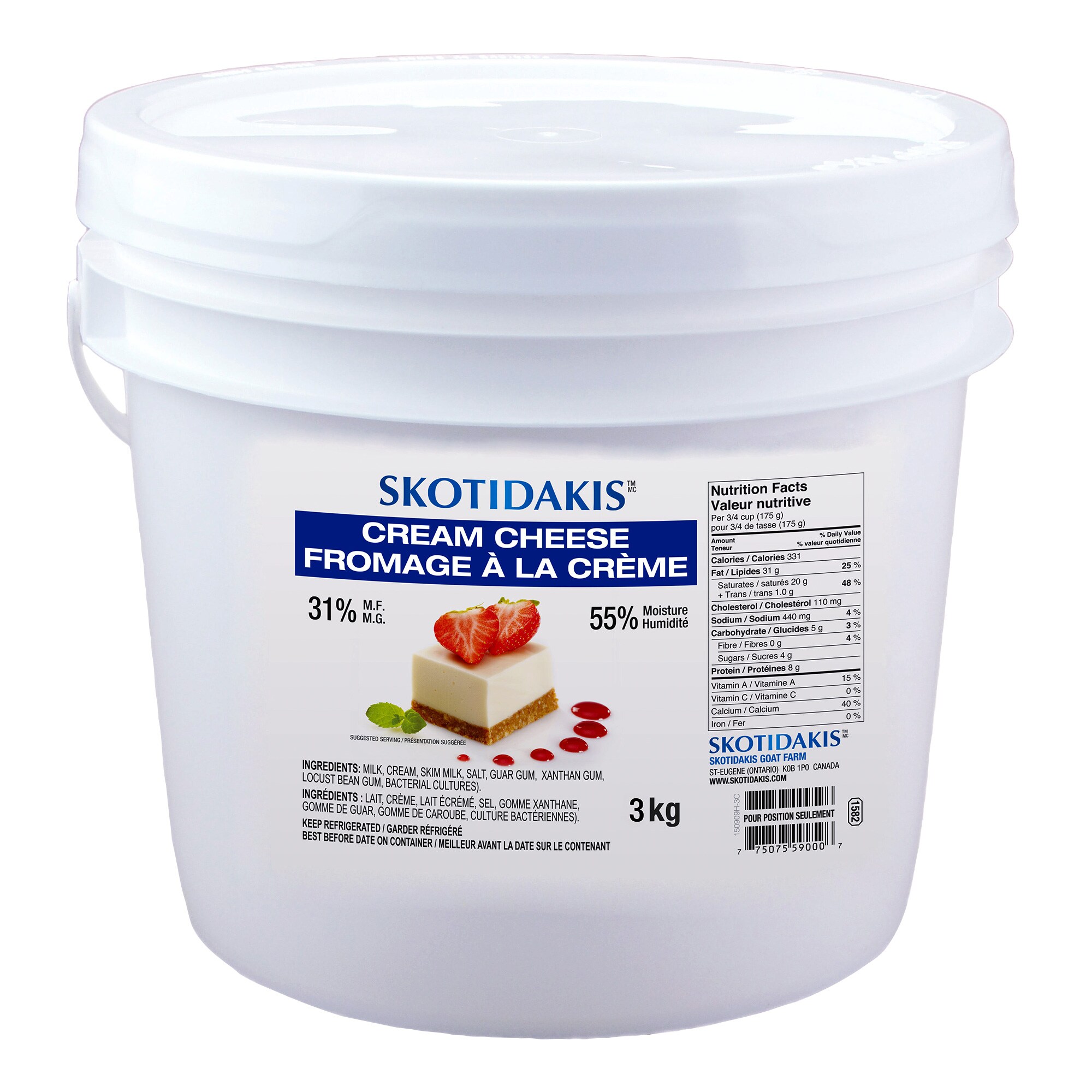 Skotidakis Cream Cheese, 3 kg