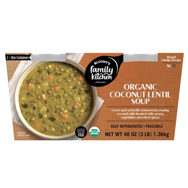 BLOUNT FAMILY KITCHEN ORG COCONUT LENTIL 2/24 OZ (3 LBS)