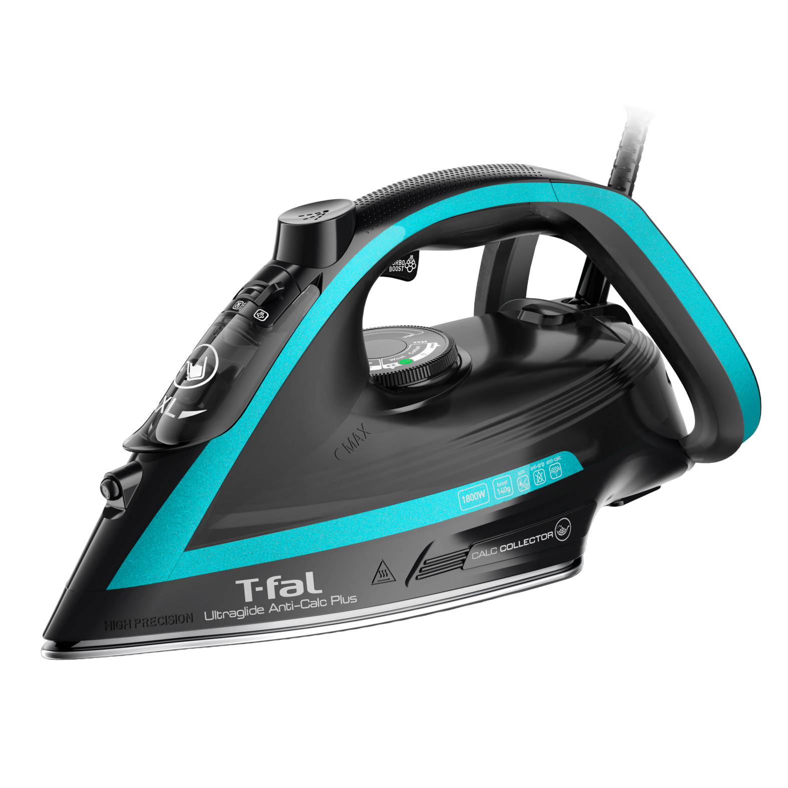 TT-FE⊃ T-fal Ultraglide Plus Enhanced Steam Iron with Calc-Collector | Costco