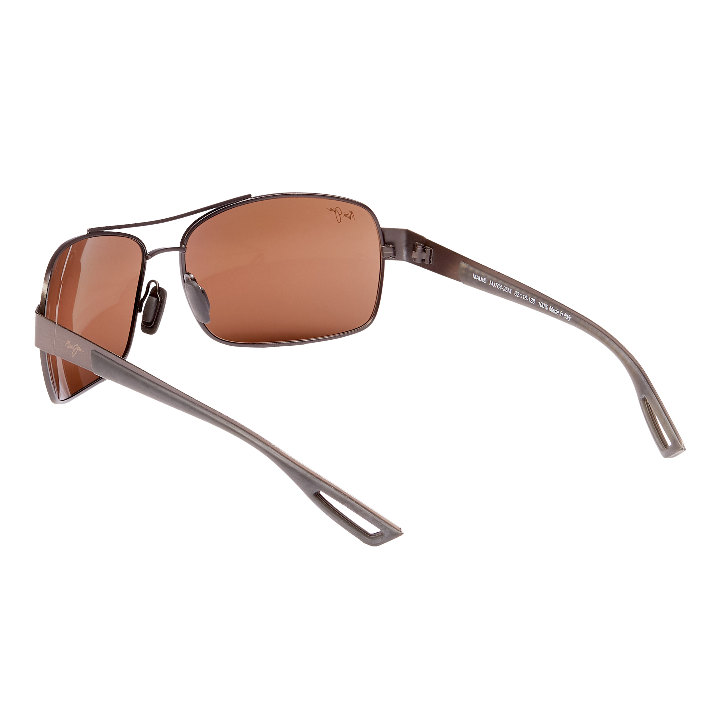 Maui Jim Ola H764-25M Brushed Brown with Dark Translucent Brown